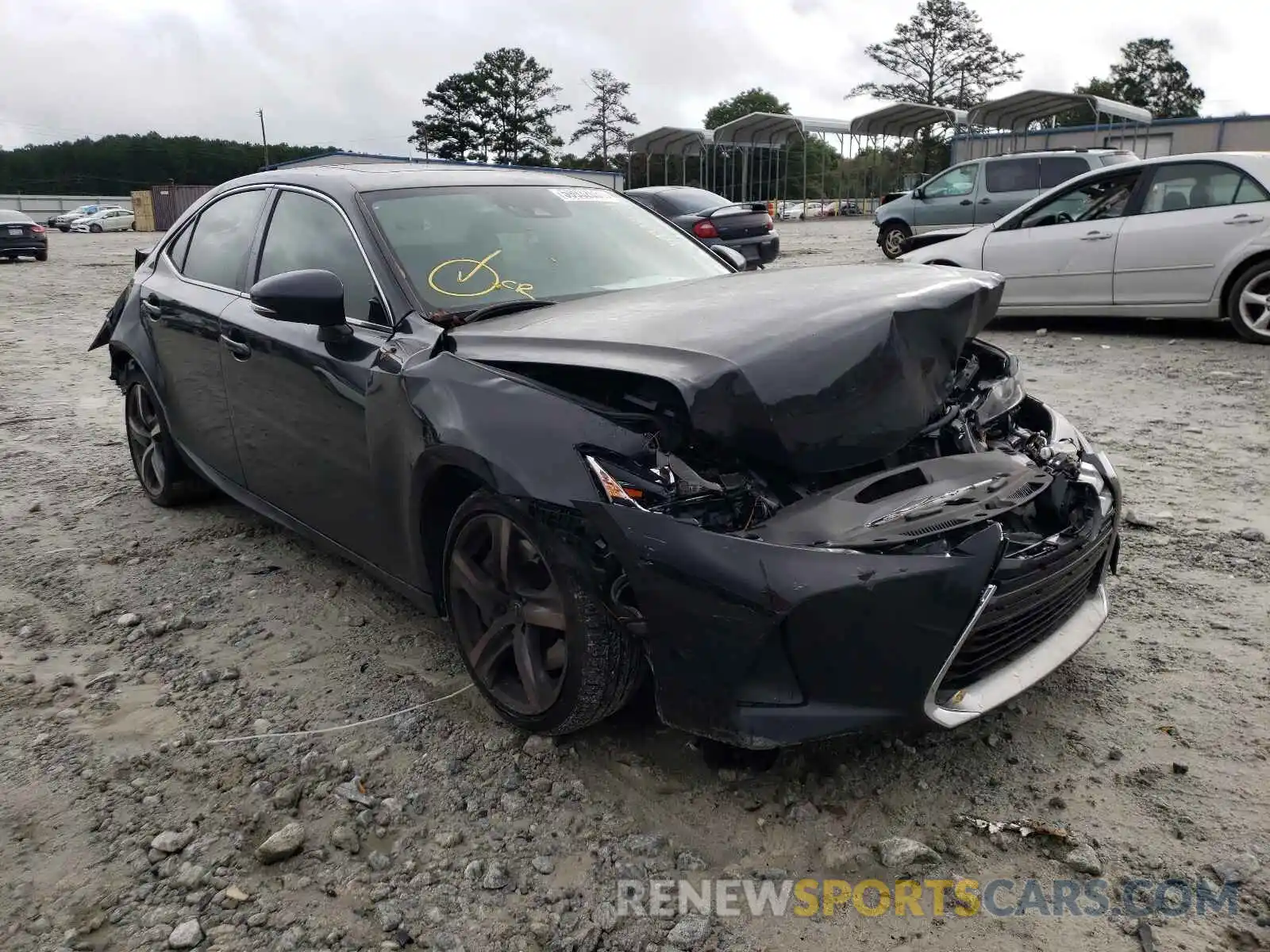 1 Photograph of a damaged car JTHBA1D2XK5086901 LEXUS IS 2019