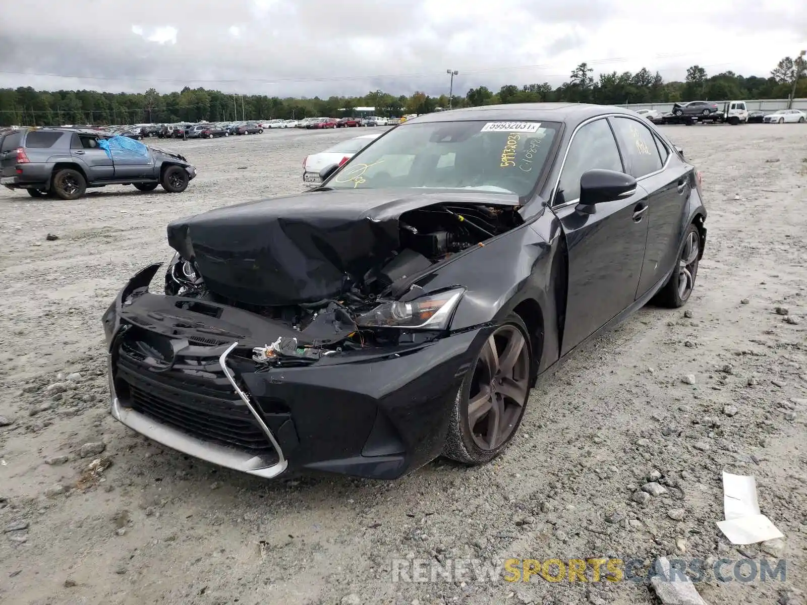 2 Photograph of a damaged car JTHBA1D2XK5086901 LEXUS IS 2019