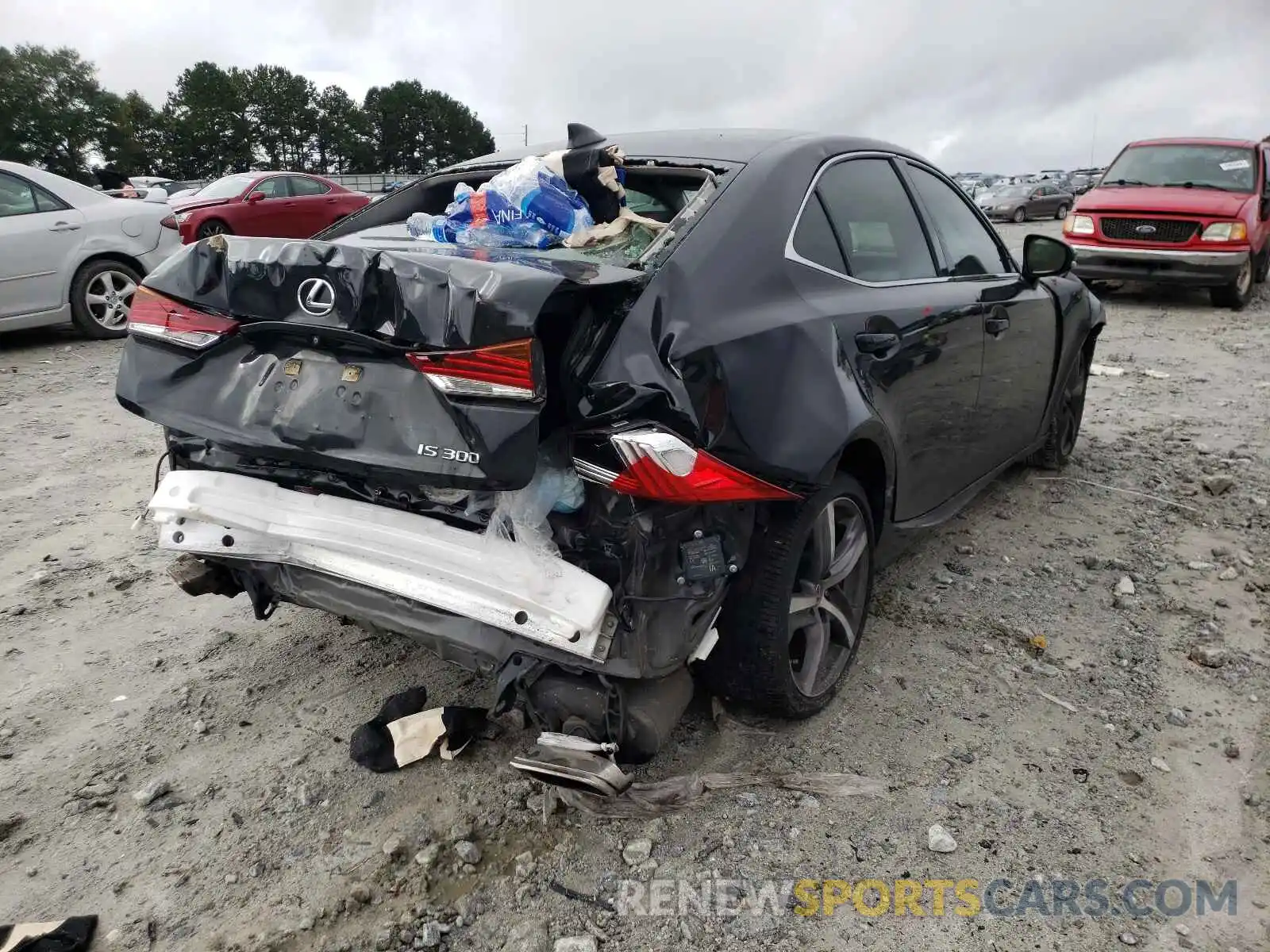 4 Photograph of a damaged car JTHBA1D2XK5086901 LEXUS IS 2019