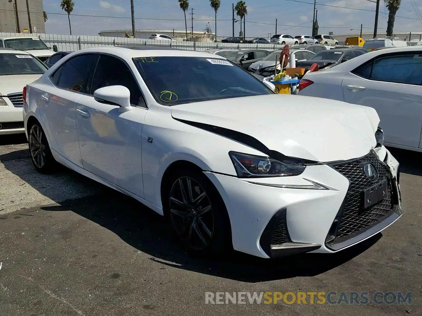 1 Photograph of a damaged car JTHBA1D2XK5087210 LEXUS IS 2019