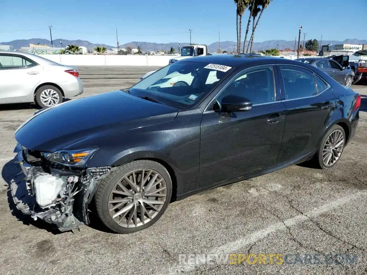 1 Photograph of a damaged car JTHBA1D2XK5089071 LEXUS IS 2019