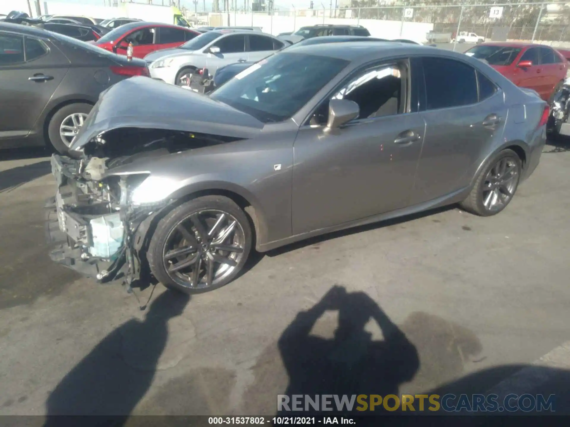 2 Photograph of a damaged car JTHBA1D2XK5089605 LEXUS IS 2019