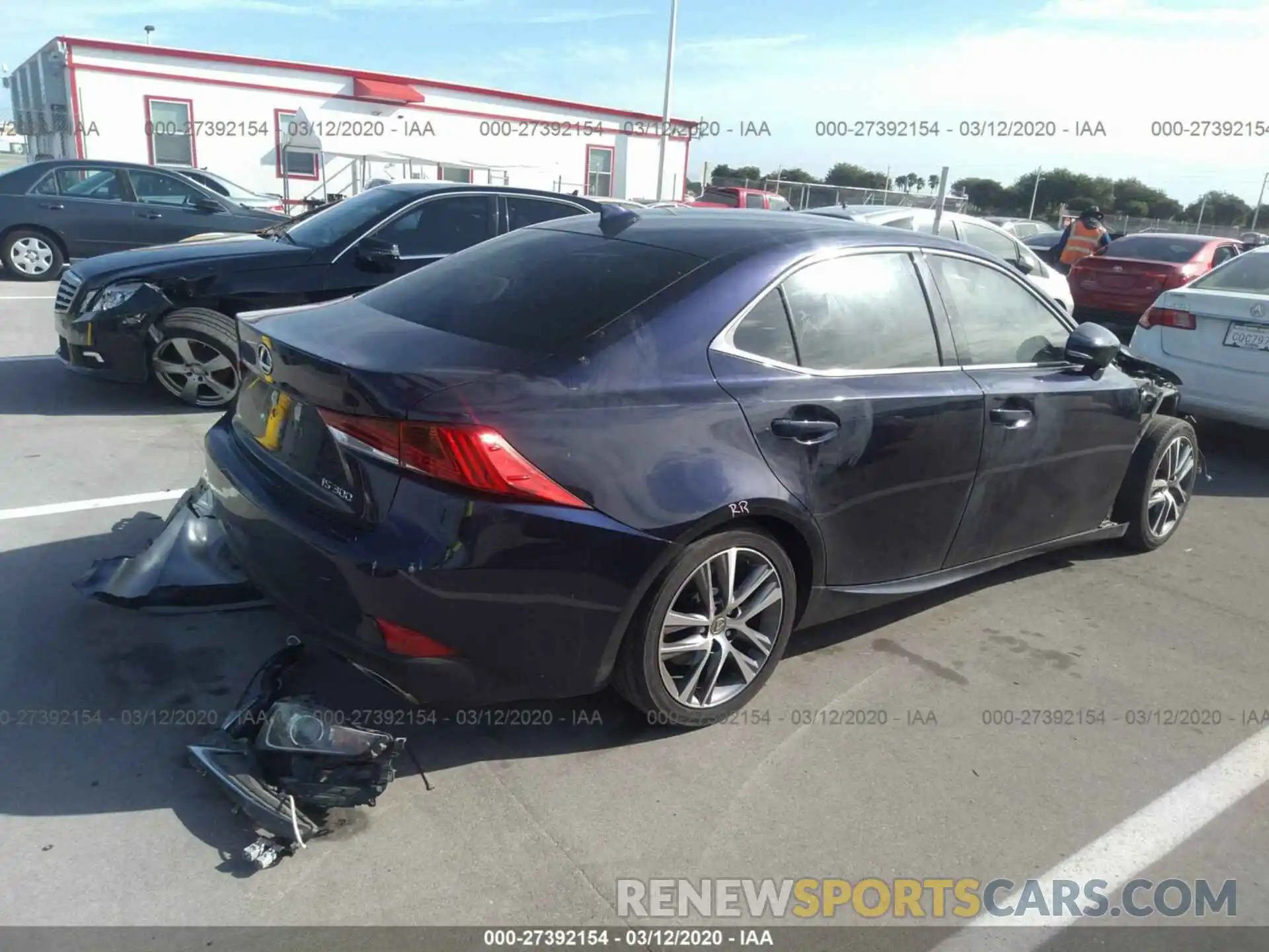 4 Photograph of a damaged car JTHBA1D2XK5092374 LEXUS IS 2019