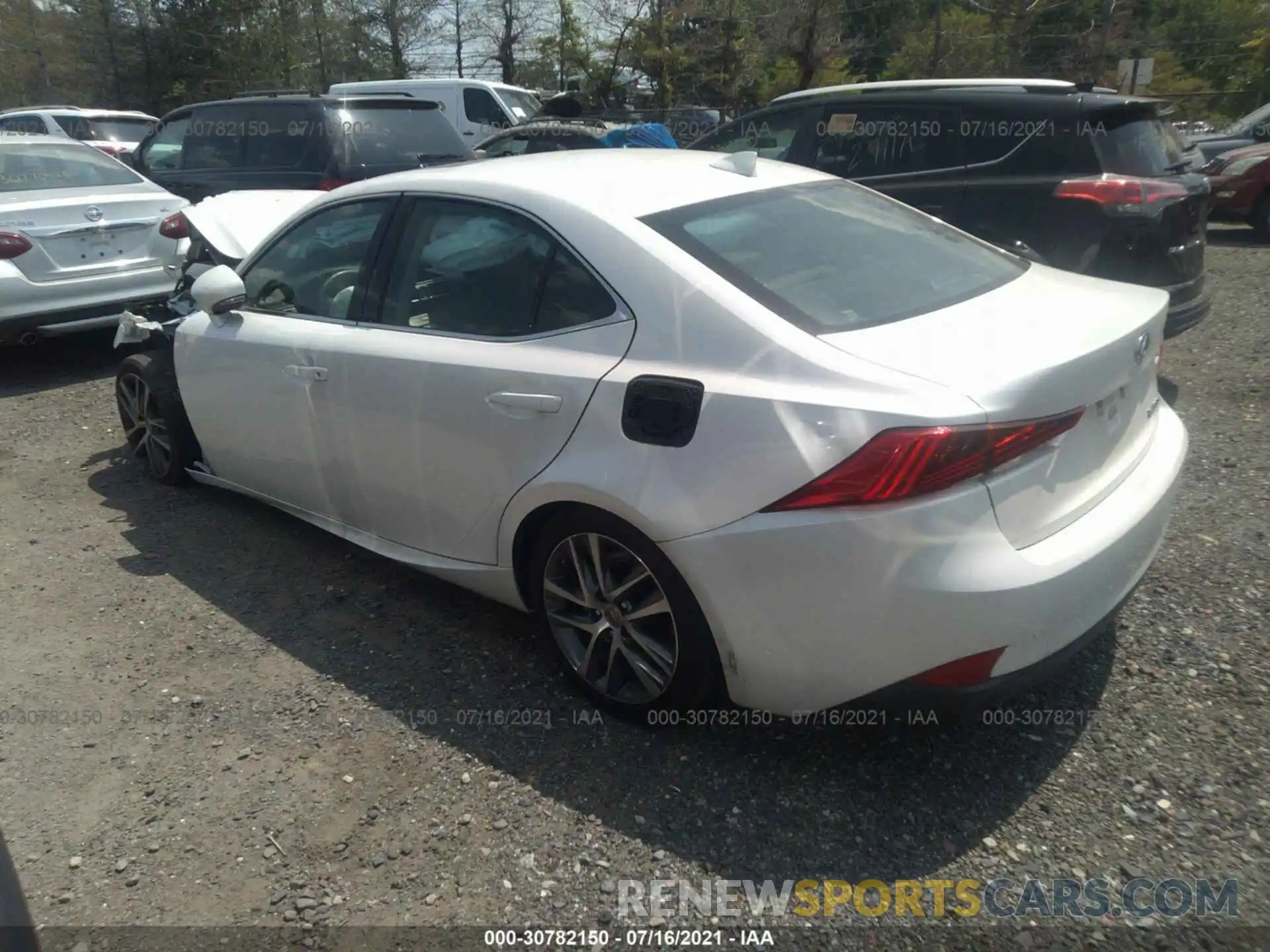 3 Photograph of a damaged car JTHBA1D2XK5092956 LEXUS IS 2019