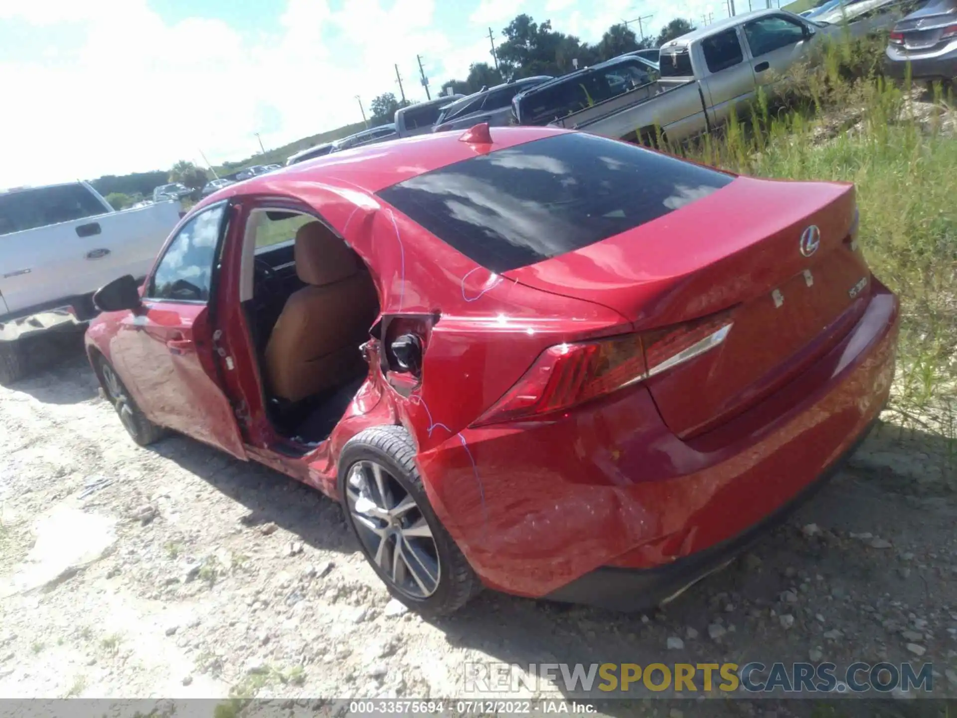 3 Photograph of a damaged car JTHBA1D2XK5093833 LEXUS IS 2019