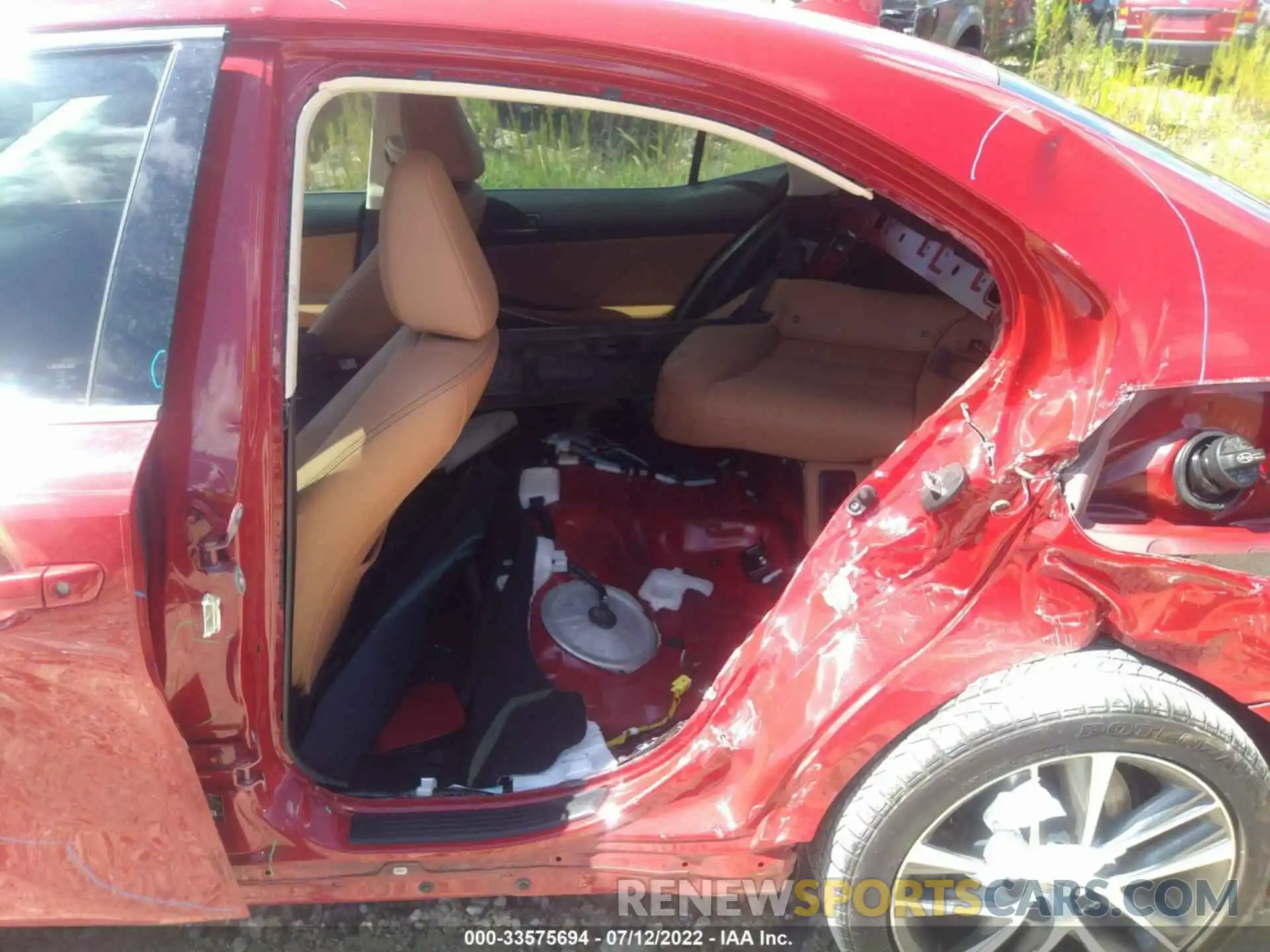 6 Photograph of a damaged car JTHBA1D2XK5093833 LEXUS IS 2019