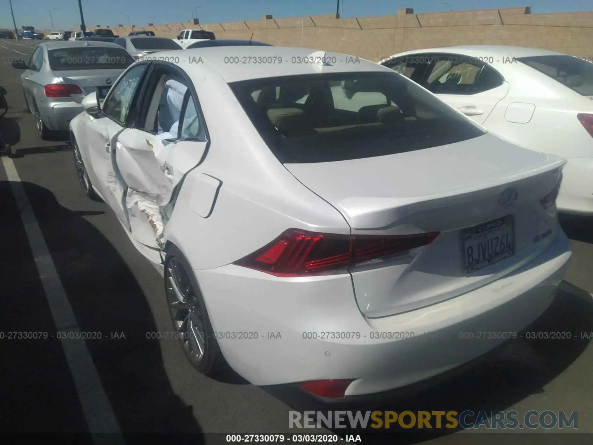 3 Photograph of a damaged car JTHBA1D2XK5094688 LEXUS IS 2019