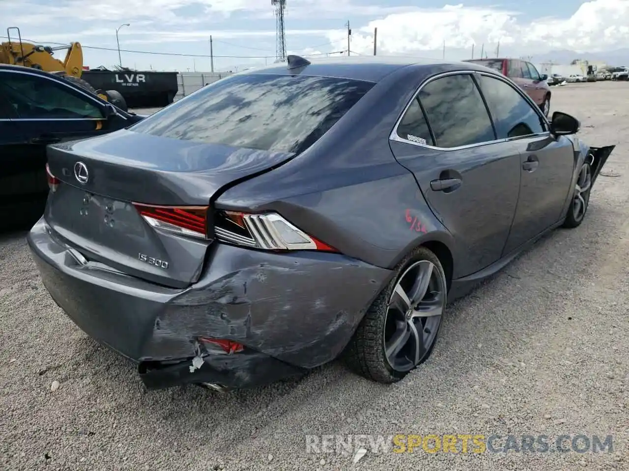 4 Photograph of a damaged car JTHBA1D2XK5095274 LEXUS IS 2019