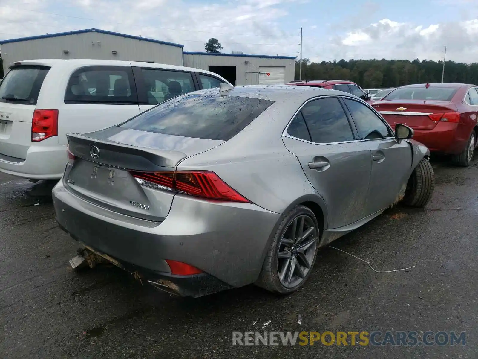 4 Photograph of a damaged car JTHBA1D2XK5096991 LEXUS IS 2019