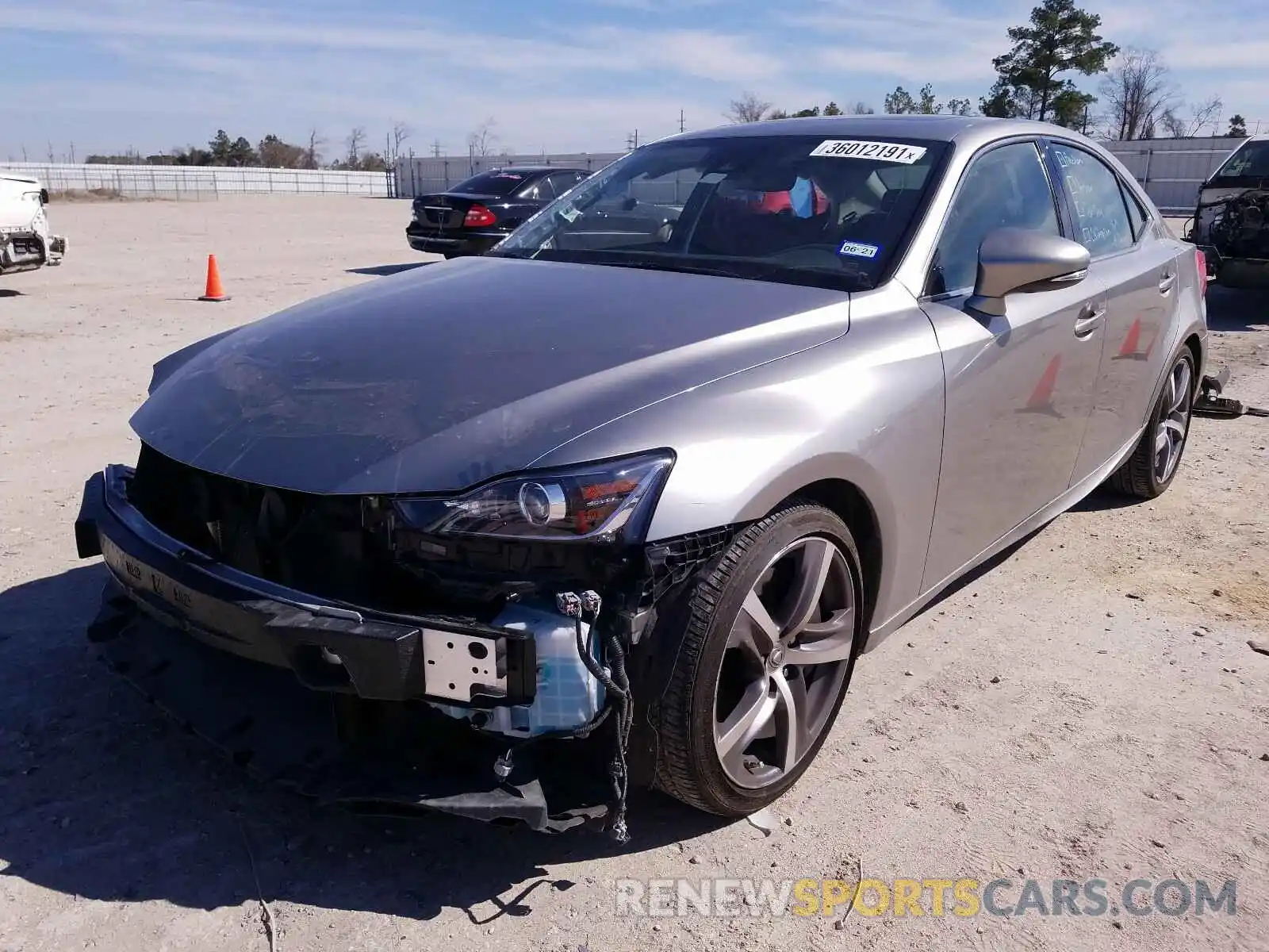 2 Photograph of a damaged car JTHBA1D2XK5097039 LEXUS IS 2019