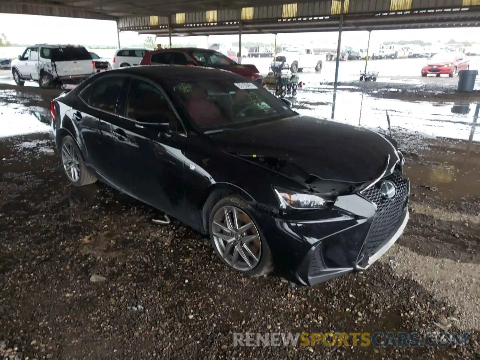 1 Photograph of a damaged car JTHBA1D2XK5097378 LEXUS IS 2019