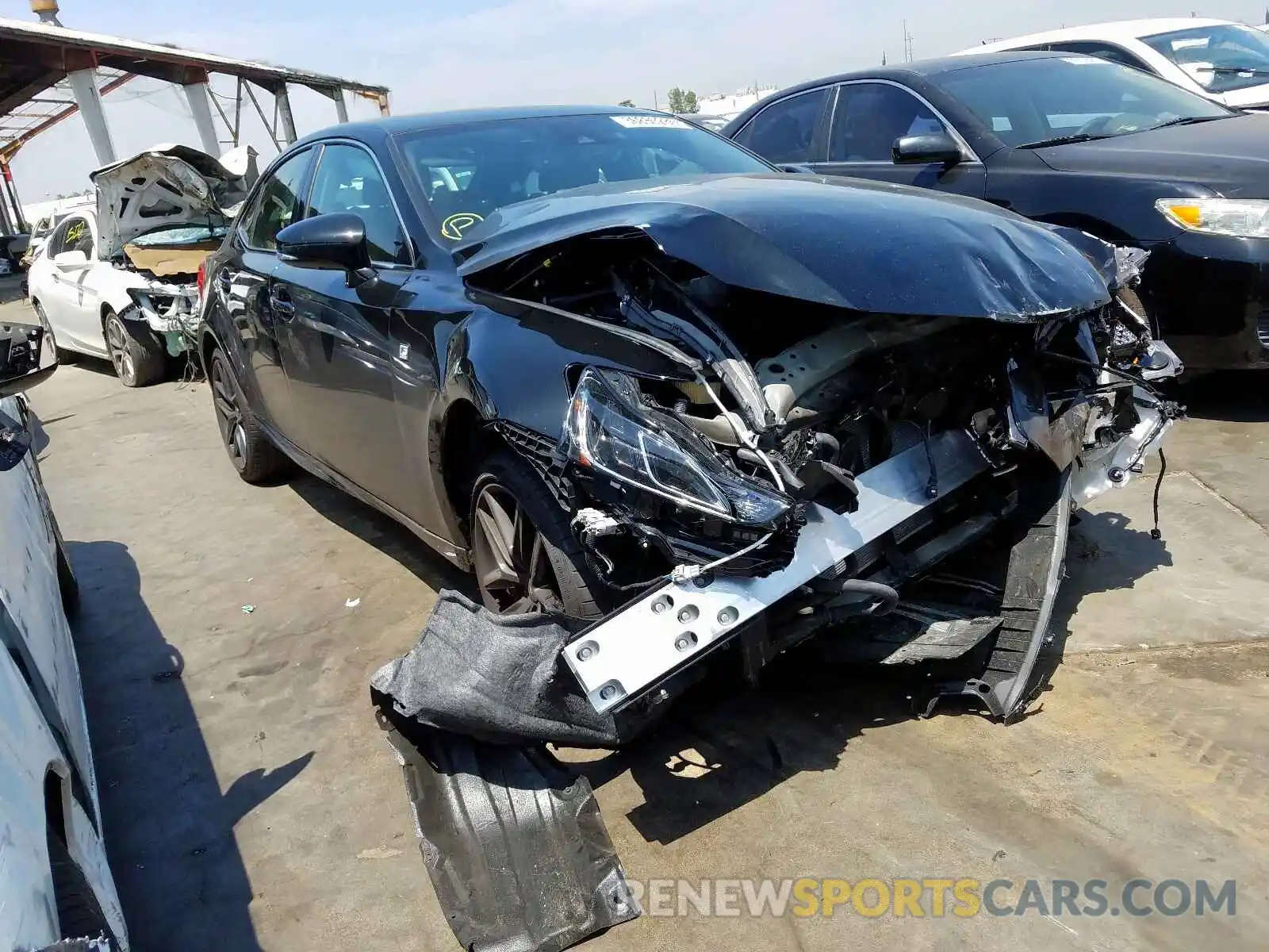 1 Photograph of a damaged car JTHBA1D2XK5098143 LEXUS IS 2019