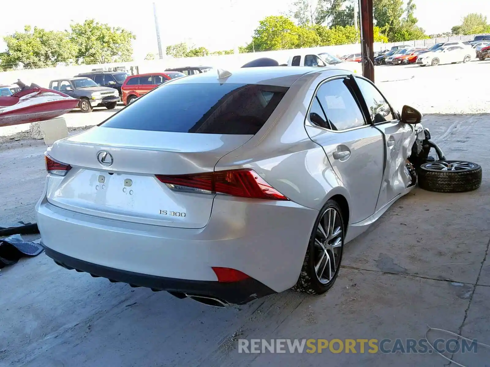 4 Photograph of a damaged car JTHBA1D2XK5098482 LEXUS IS 2019