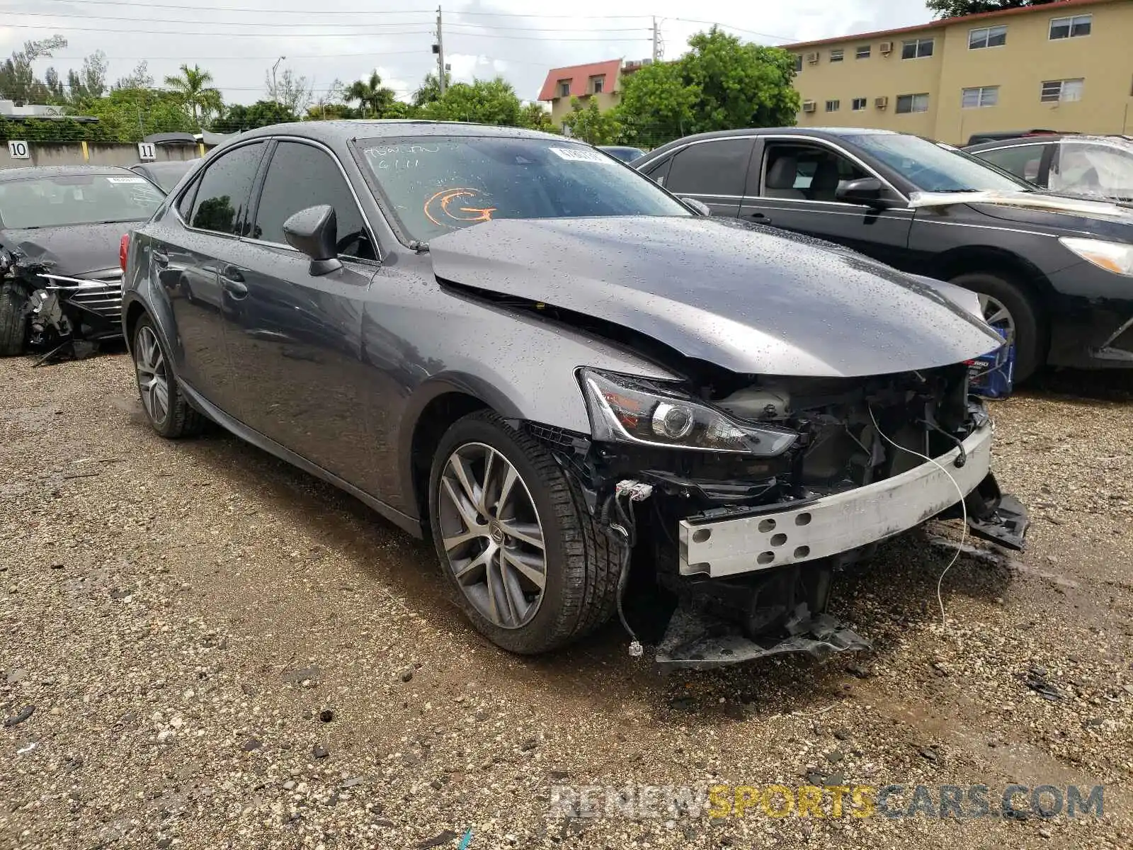 1 Photograph of a damaged car JTHBA1D2XK5099356 LEXUS IS 2019