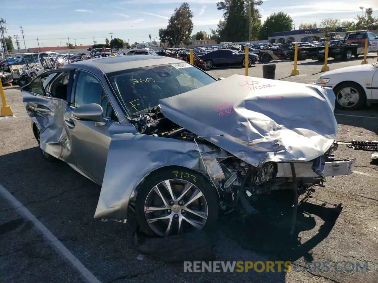 1 Photograph of a damaged car JTHBA1D2XK5099745 LEXUS IS 2019