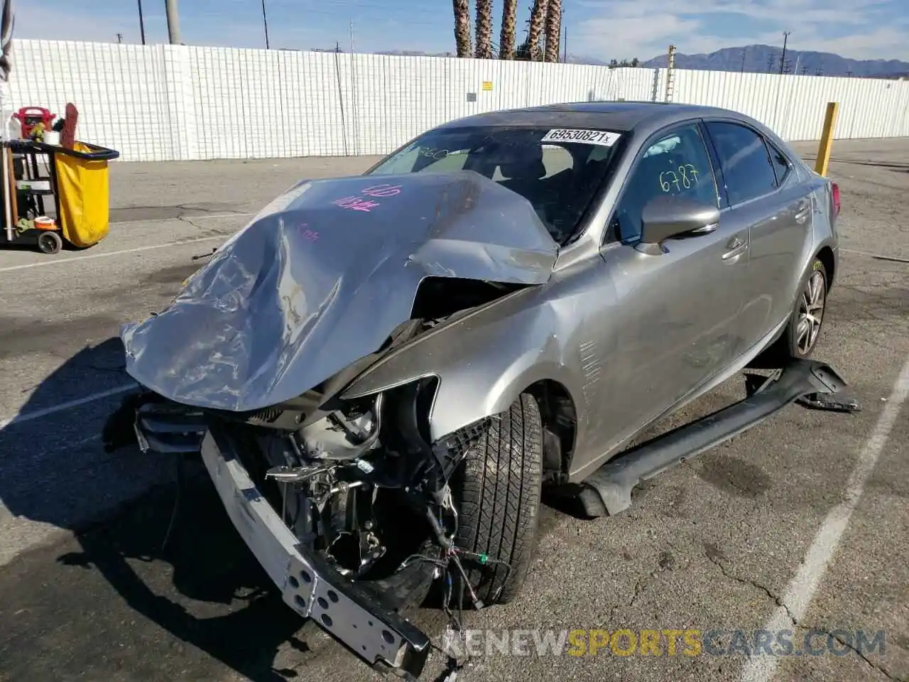 2 Photograph of a damaged car JTHBA1D2XK5099745 LEXUS IS 2019