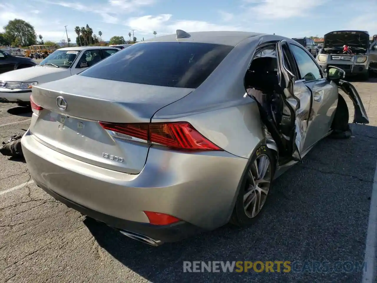 4 Photograph of a damaged car JTHBA1D2XK5099745 LEXUS IS 2019