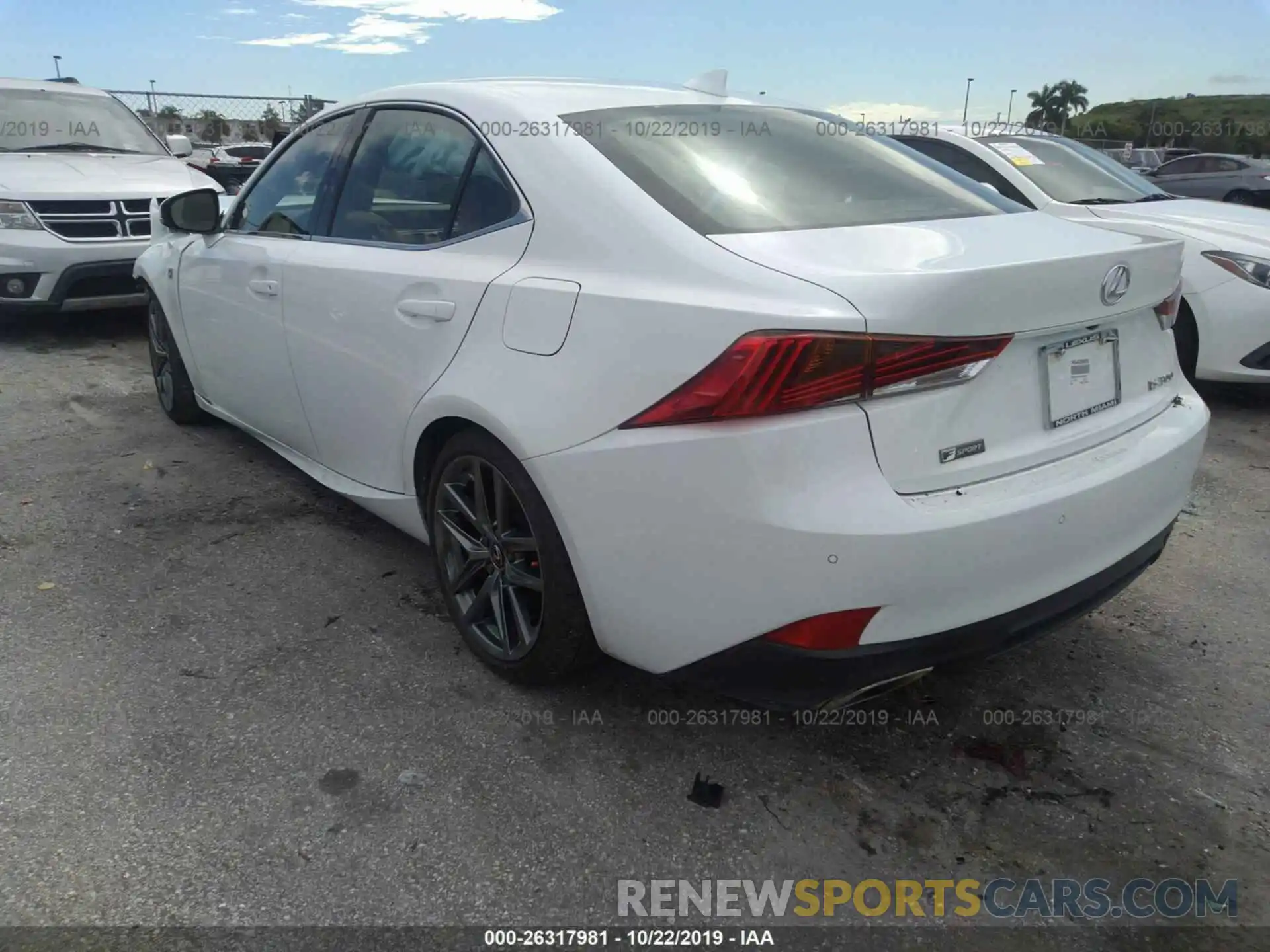 3 Photograph of a damaged car JTHBA1D2XK5100084 LEXUS IS 2019