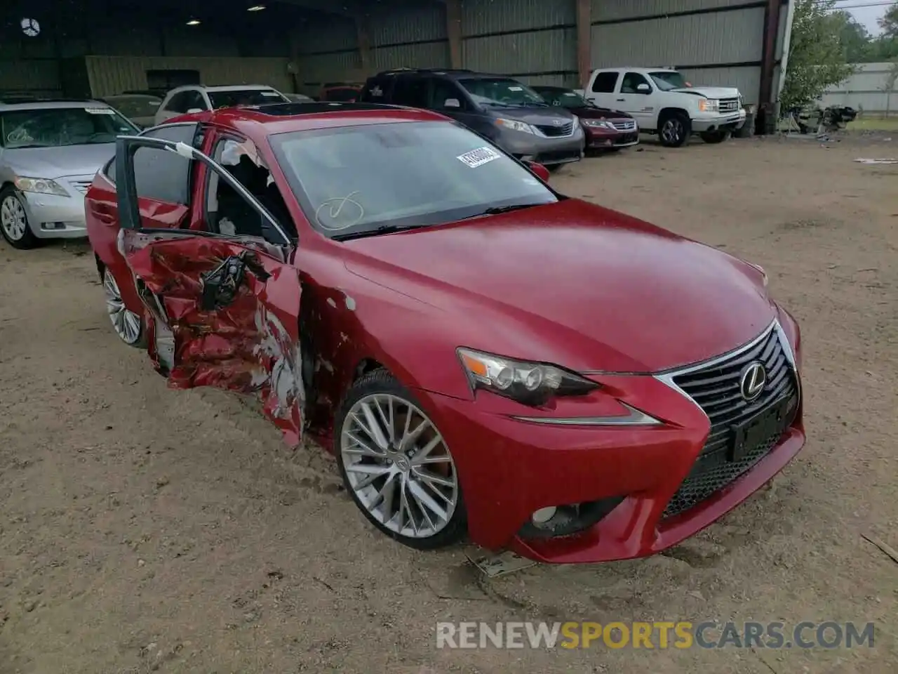 1 Photograph of a damaged car JTHBF1D25E5004711 LEXUS IS 2019