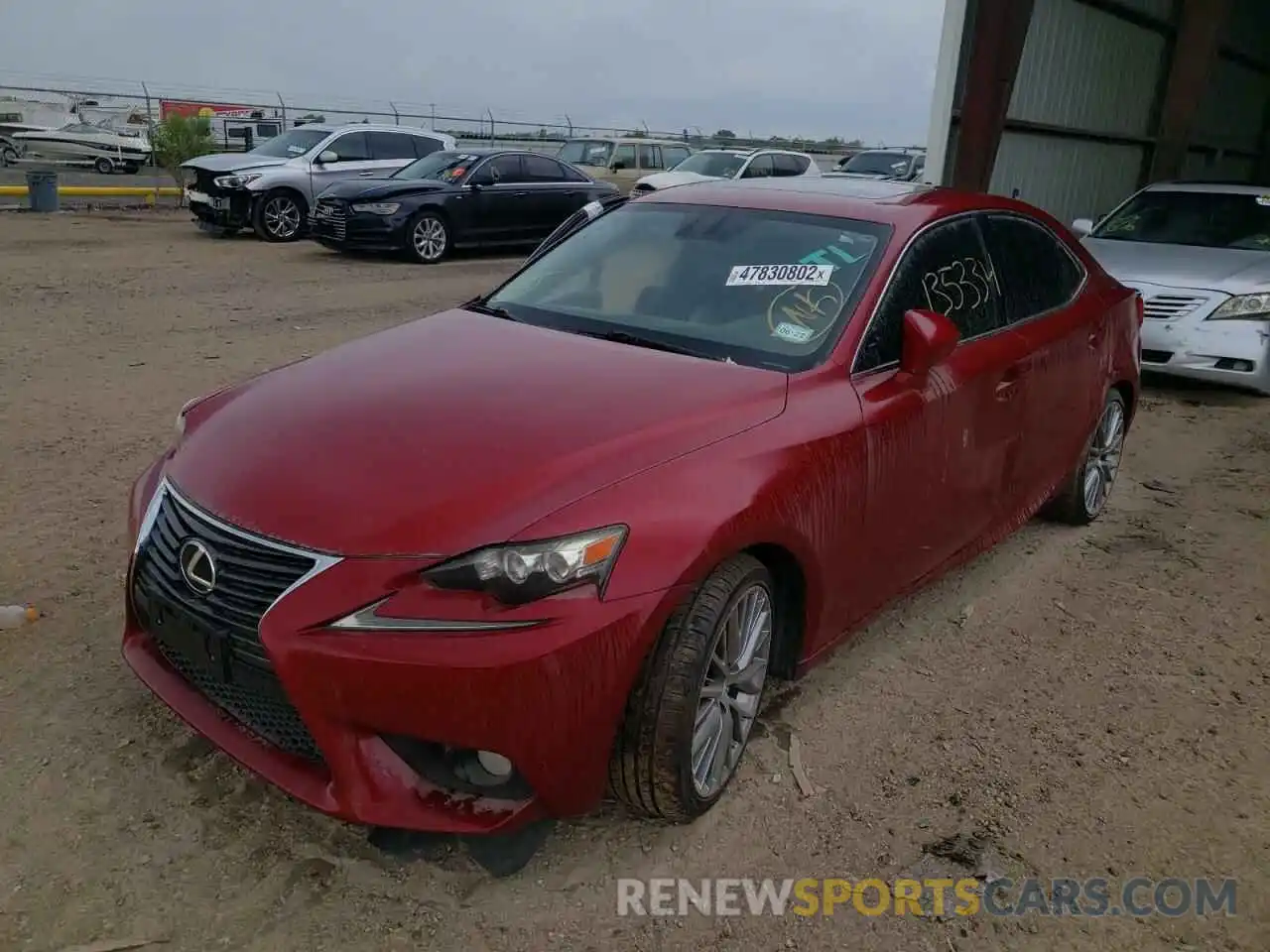 2 Photograph of a damaged car JTHBF1D25E5004711 LEXUS IS 2019