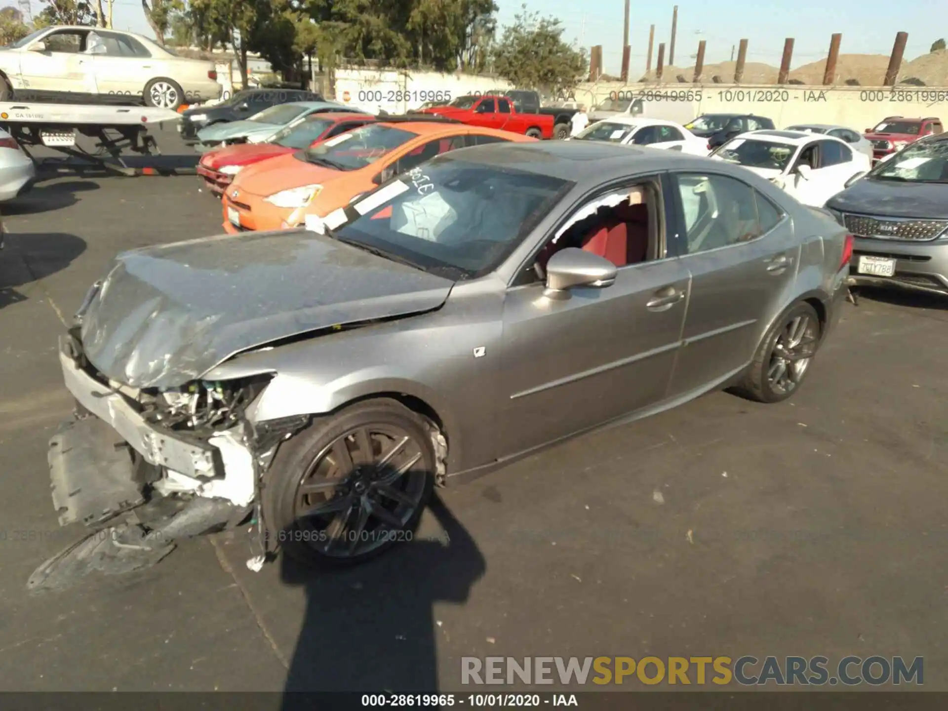 2 Photograph of a damaged car JTHBZ1D20K5034363 LEXUS IS 2019