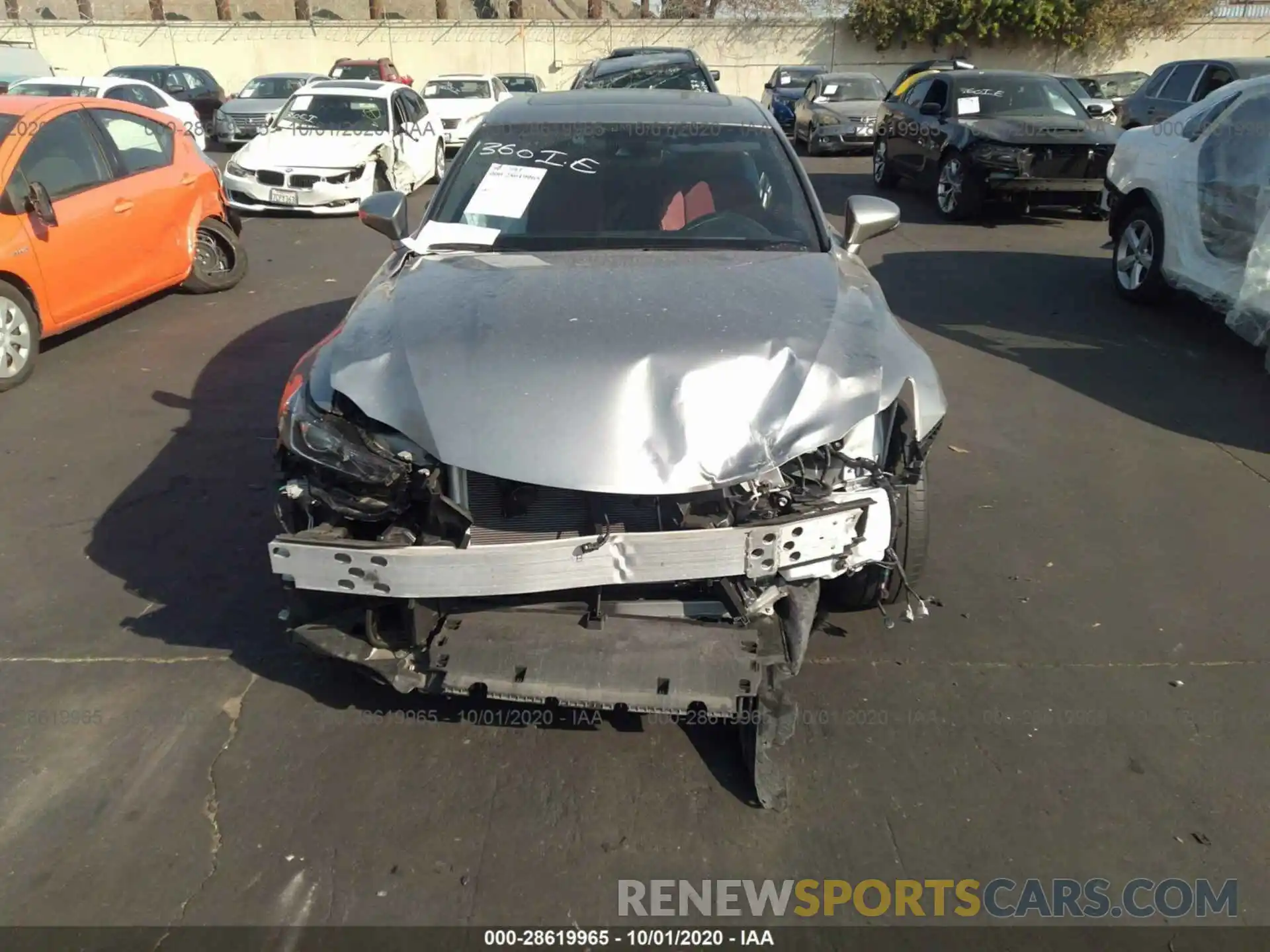 6 Photograph of a damaged car JTHBZ1D20K5034363 LEXUS IS 2019