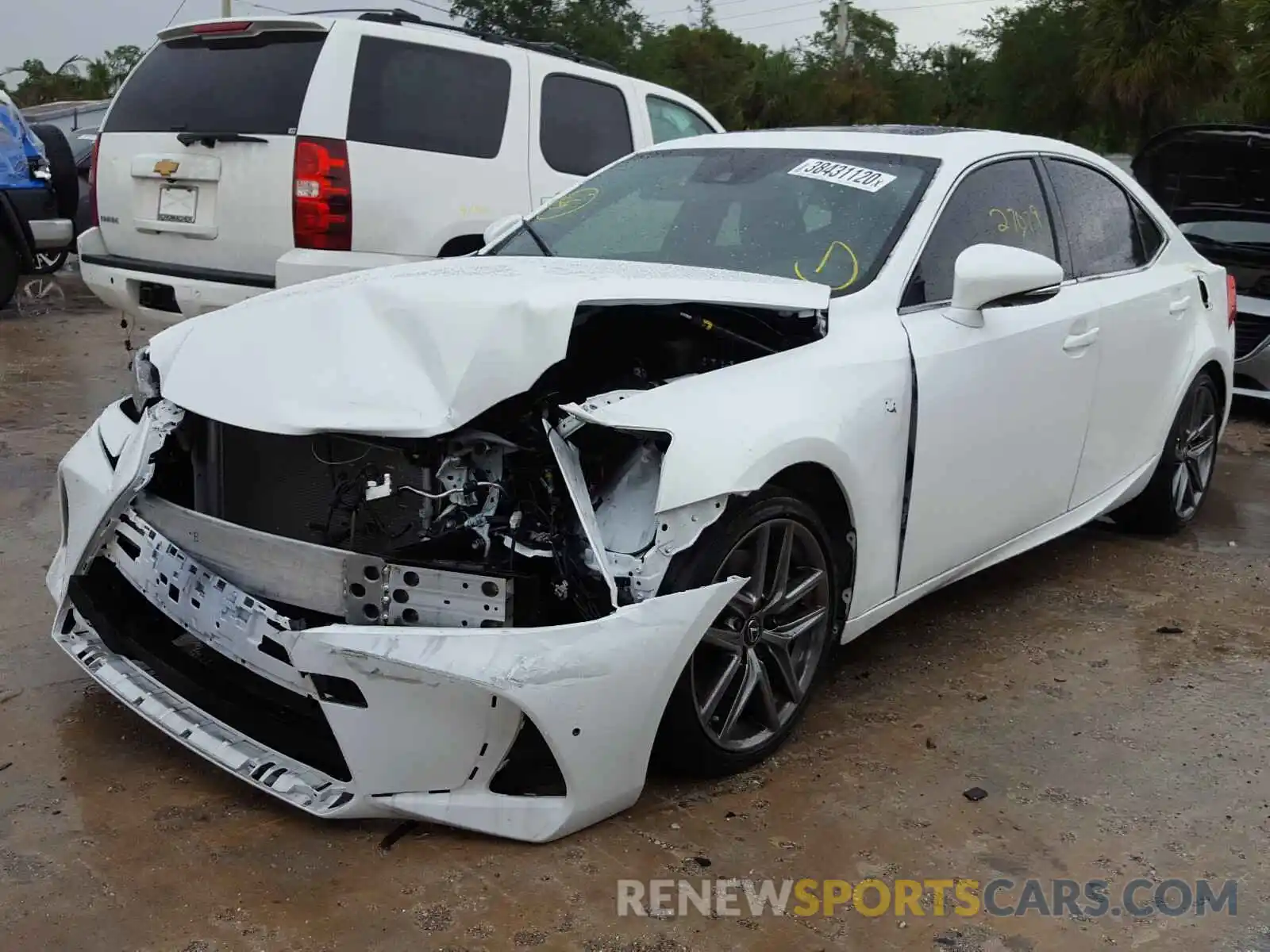 2 Photograph of a damaged car JTHBZ1D22K5033859 LEXUS IS 2019