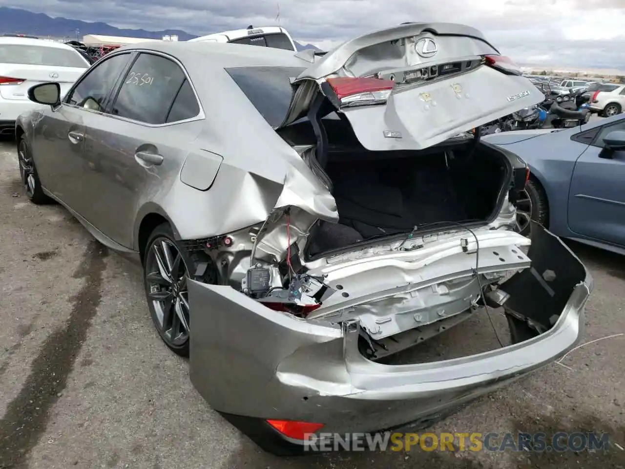 3 Photograph of a damaged car JTHBZ1D22K5034297 LEXUS IS 2019