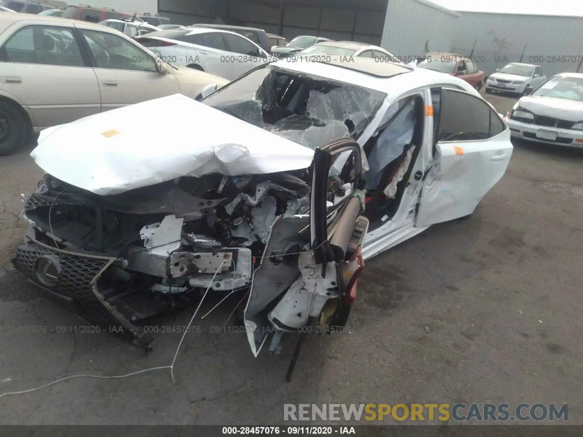 2 Photograph of a damaged car JTHBZ1D23K5034342 LEXUS IS 2019