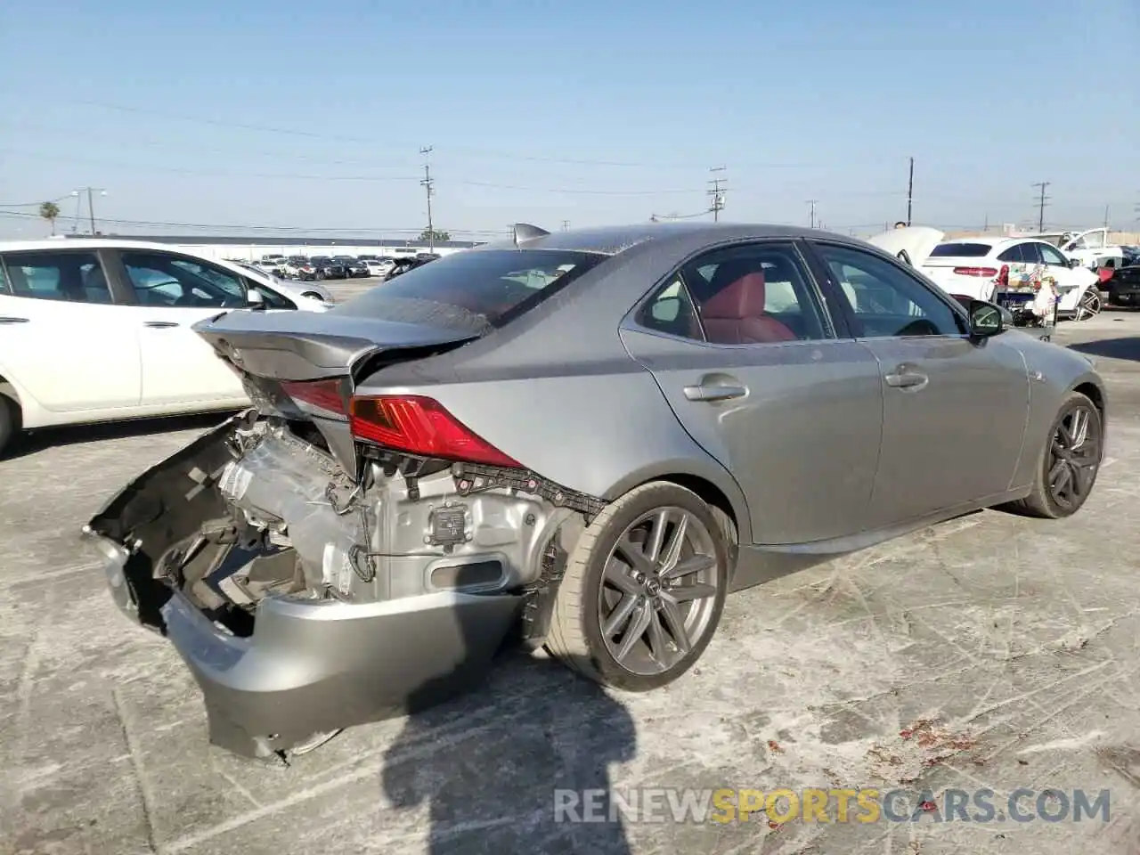 4 Photograph of a damaged car JTHBZ1D23K5034664 LEXUS IS 2019