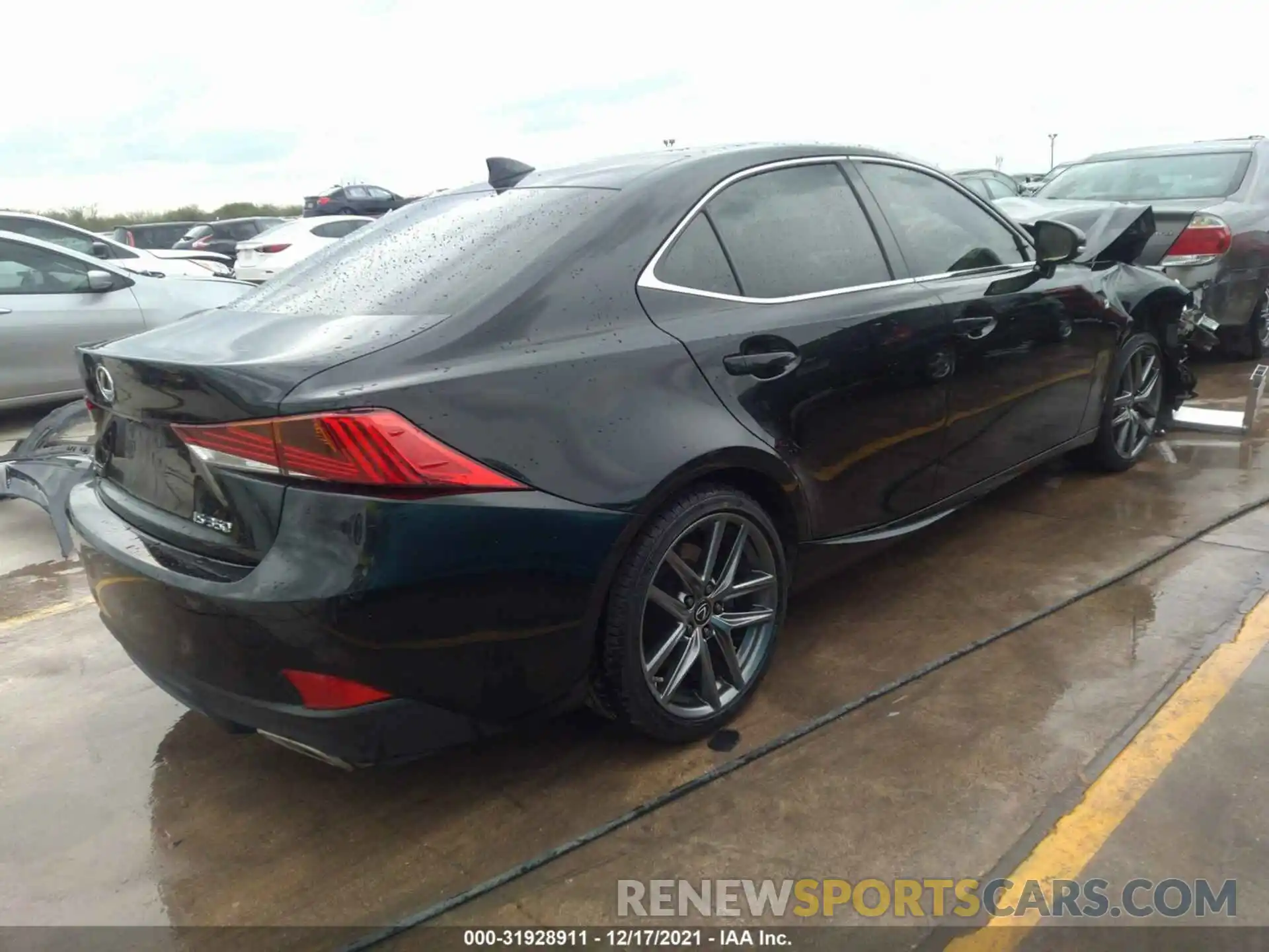 4 Photograph of a damaged car JTHBZ1D23K5035121 LEXUS IS 2019