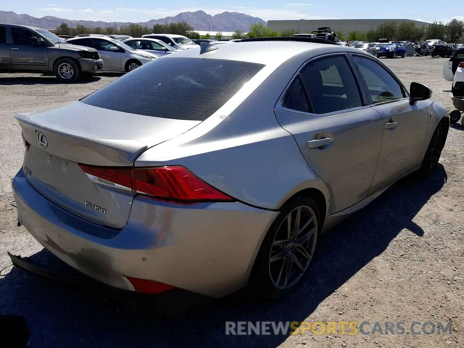 4 Photograph of a damaged car JTHBZ1D24K5034317 LEXUS IS 2019