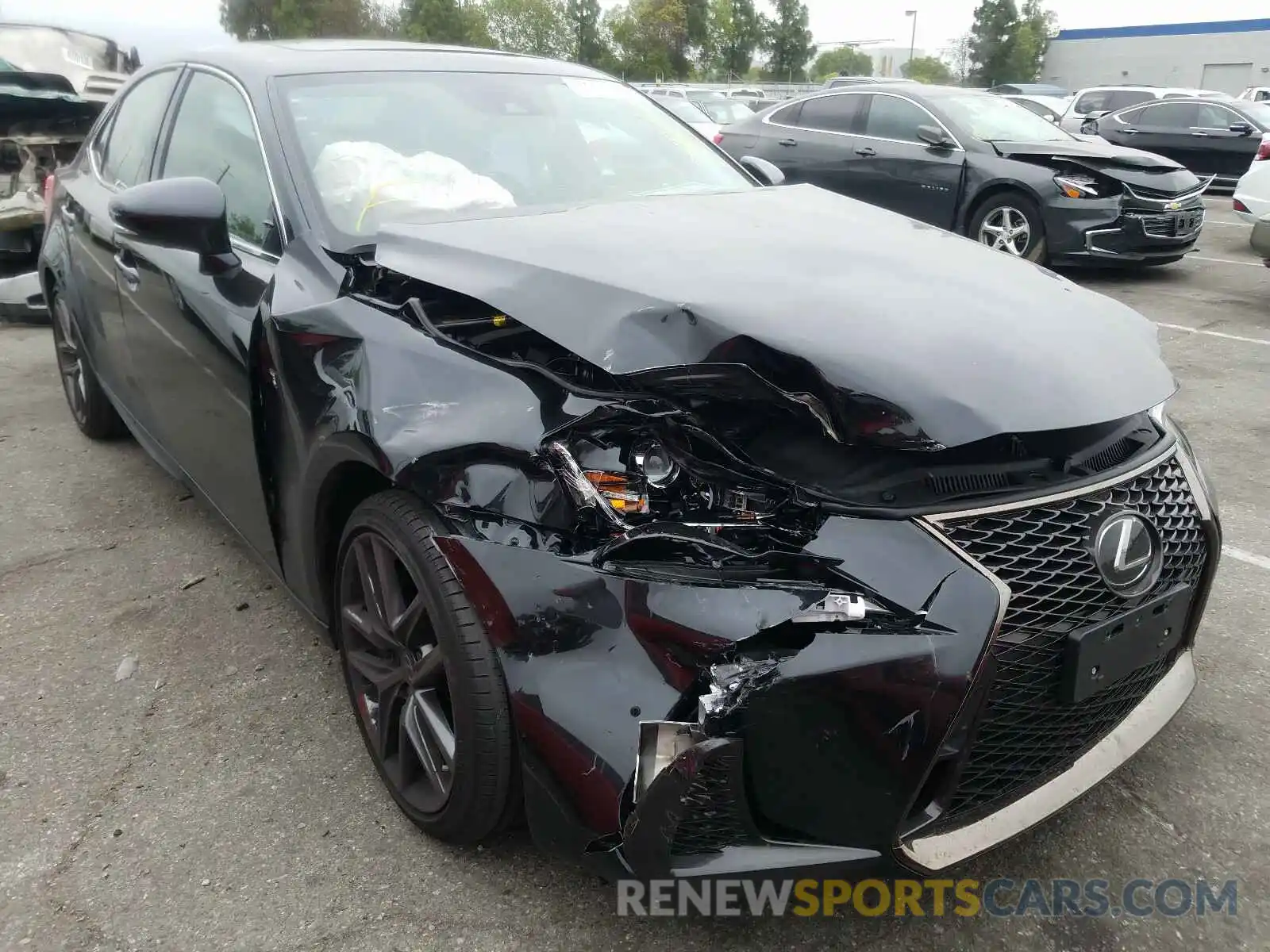 1 Photograph of a damaged car JTHBZ1D24K5035189 LEXUS IS 2019