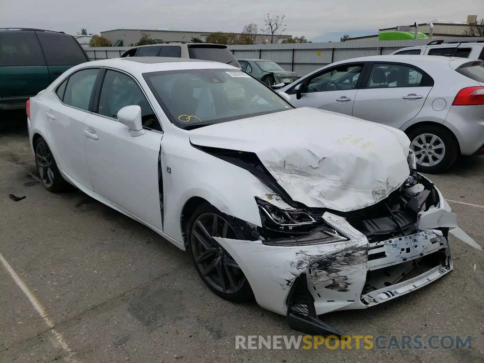1 Photograph of a damaged car JTHBZ1D25K5034245 LEXUS IS 2019