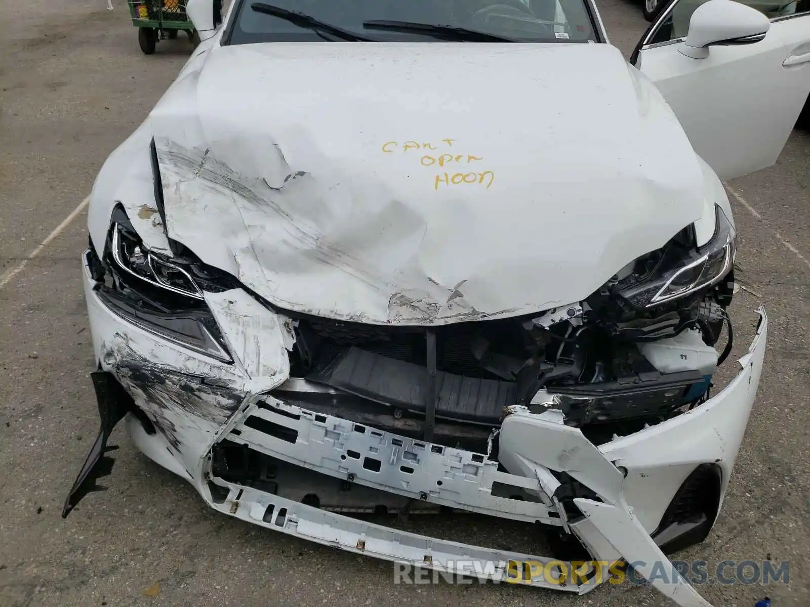 7 Photograph of a damaged car JTHBZ1D25K5034245 LEXUS IS 2019