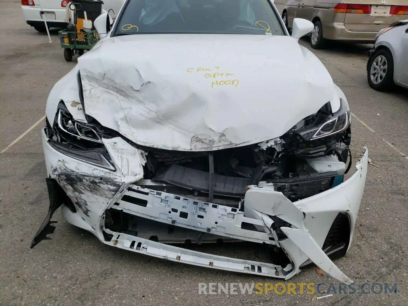 9 Photograph of a damaged car JTHBZ1D25K5034245 LEXUS IS 2019