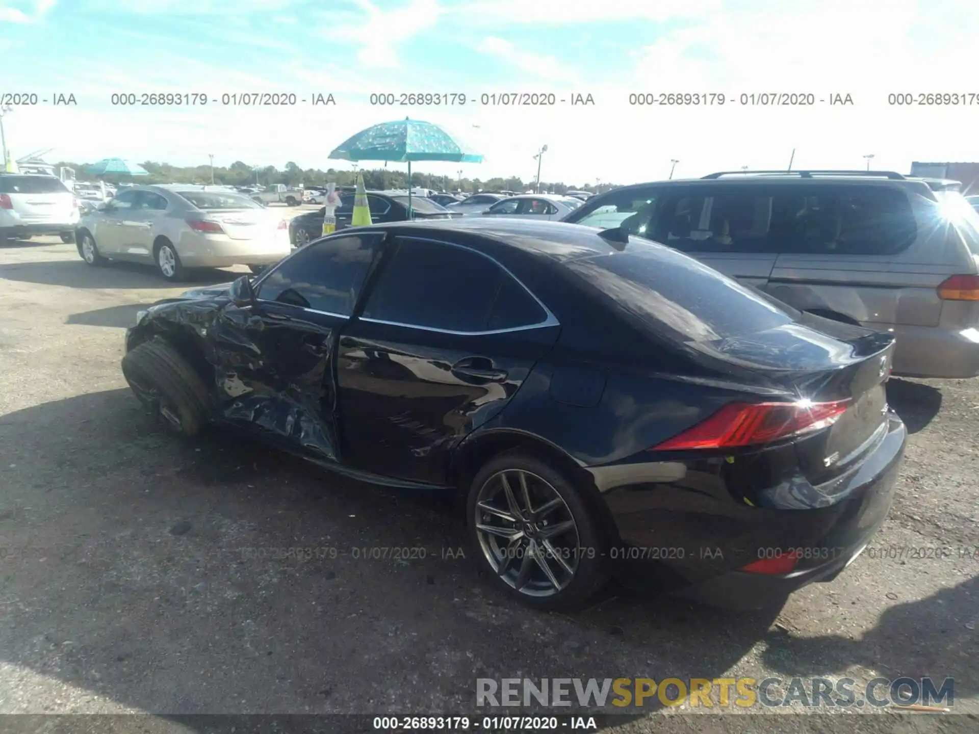 3 Photograph of a damaged car JTHBZ1D25K5035198 LEXUS IS 2019