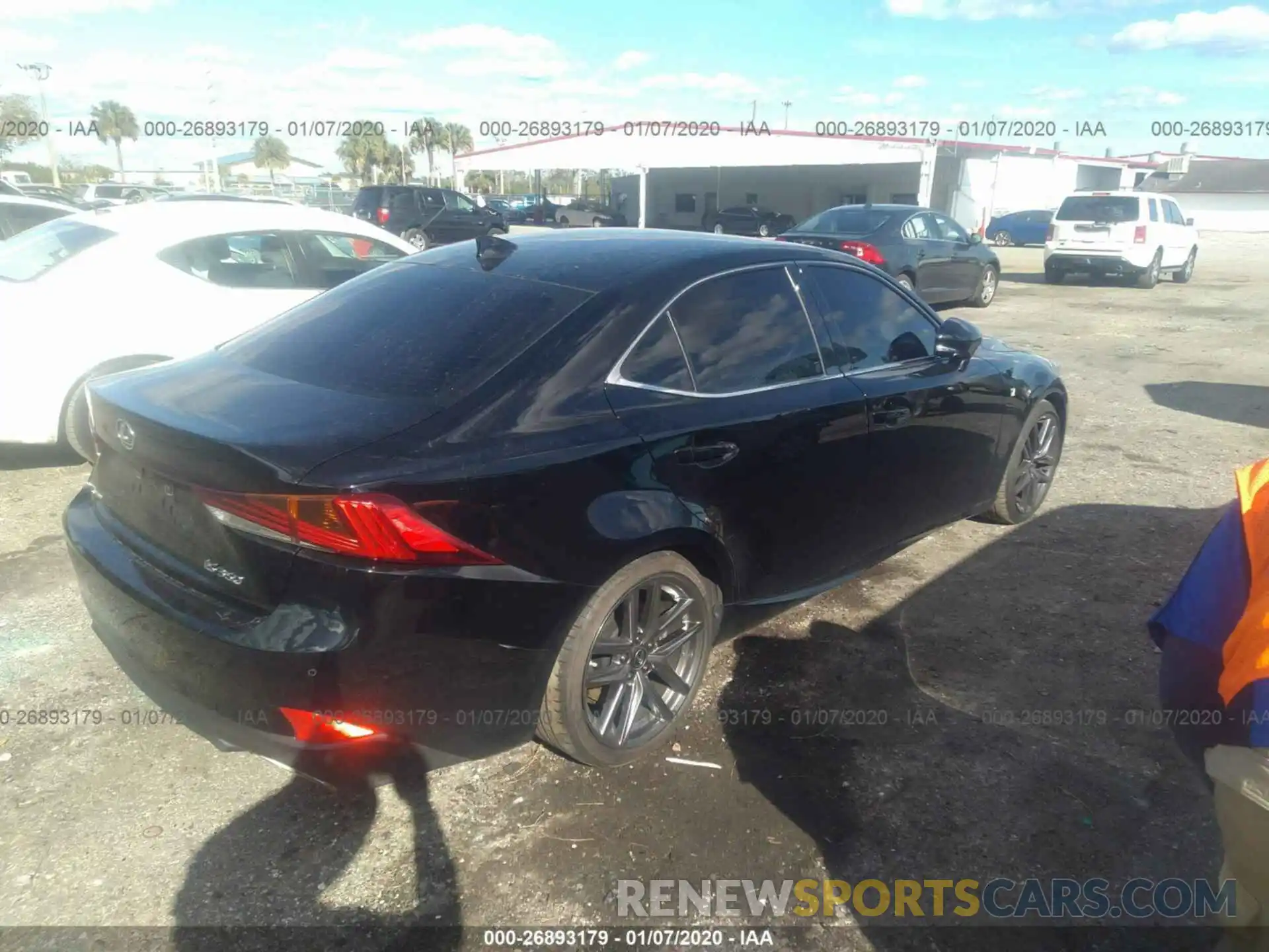 4 Photograph of a damaged car JTHBZ1D25K5035198 LEXUS IS 2019