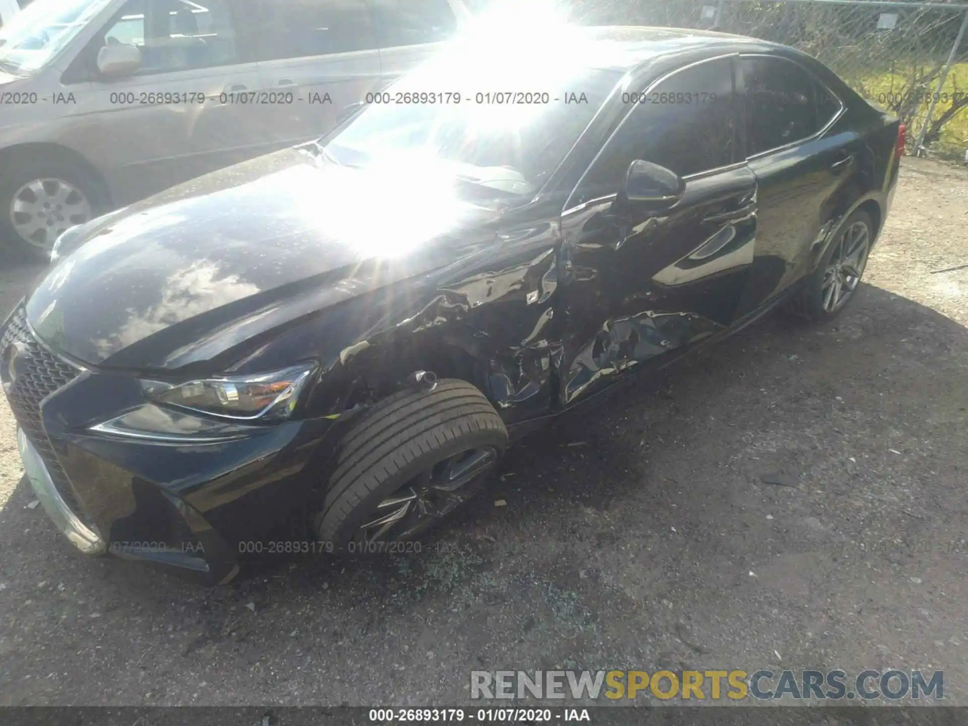 6 Photograph of a damaged car JTHBZ1D25K5035198 LEXUS IS 2019