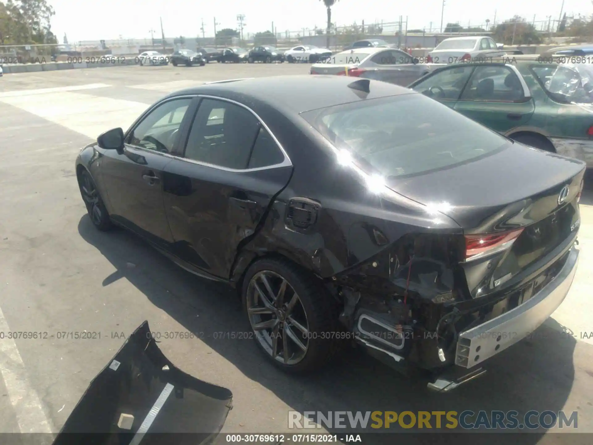 3 Photograph of a damaged car JTHBZ1D26K5033962 LEXUS IS 2019