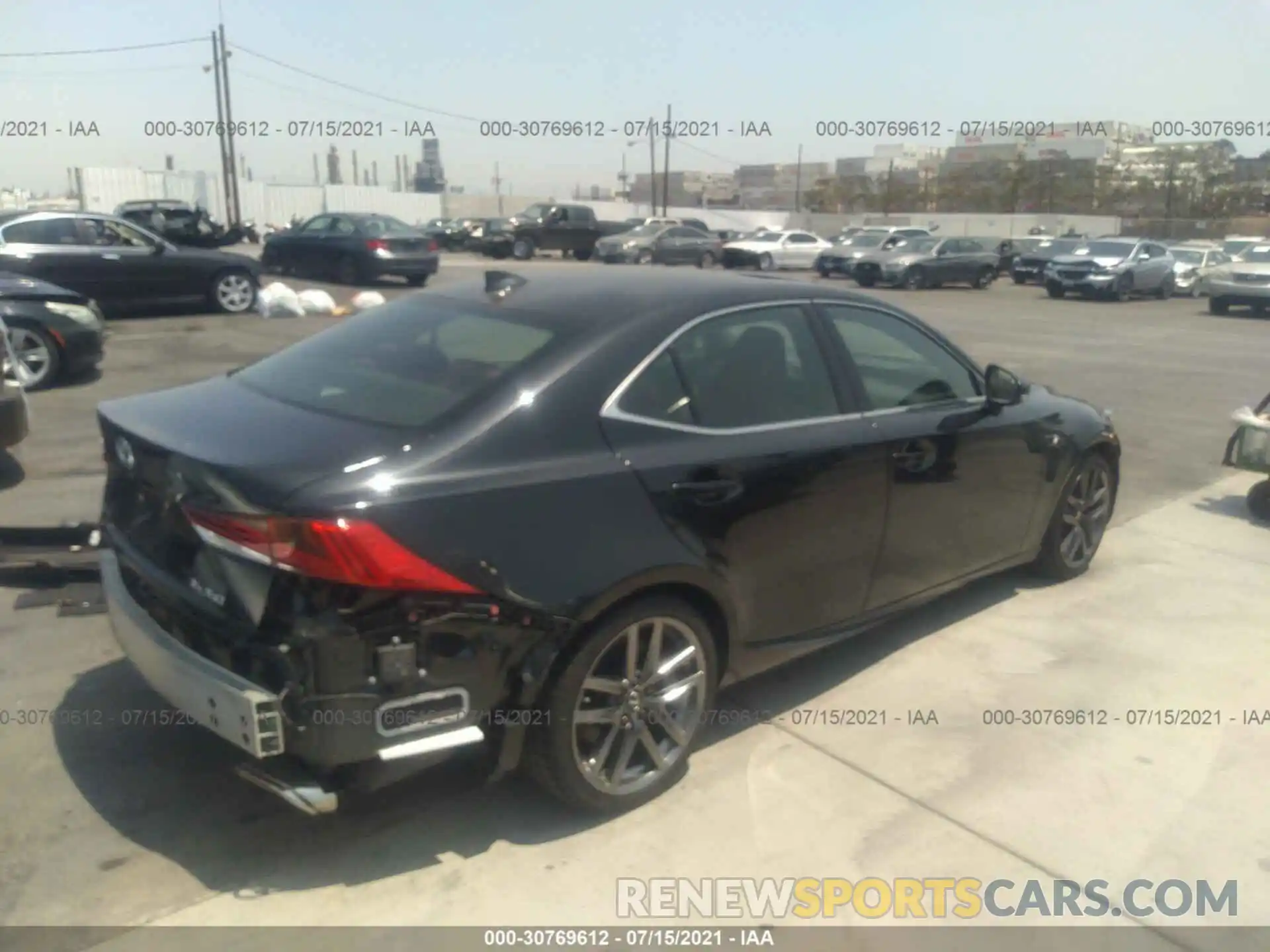 4 Photograph of a damaged car JTHBZ1D26K5033962 LEXUS IS 2019