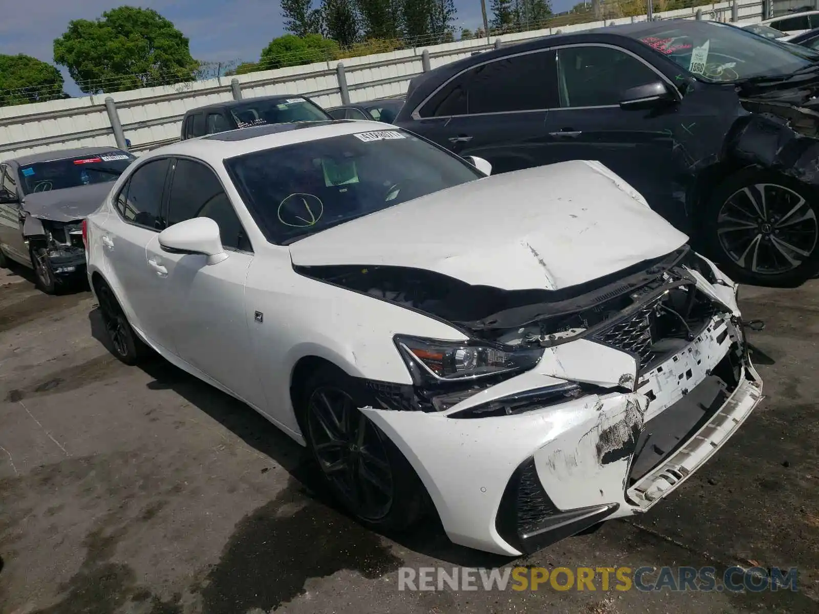 1 Photograph of a damaged car JTHBZ1D26K5034531 LEXUS IS 2019