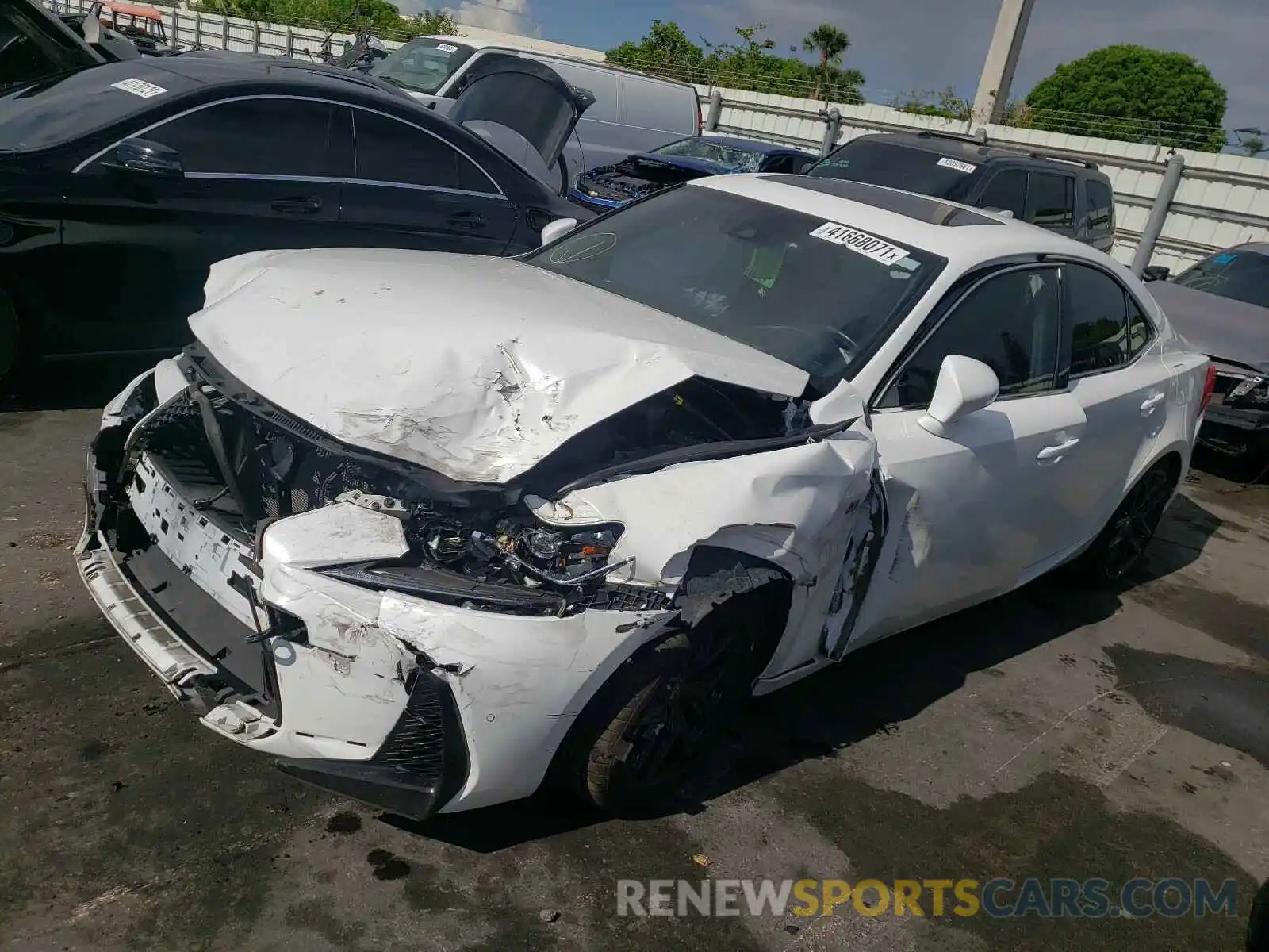 2 Photograph of a damaged car JTHBZ1D26K5034531 LEXUS IS 2019