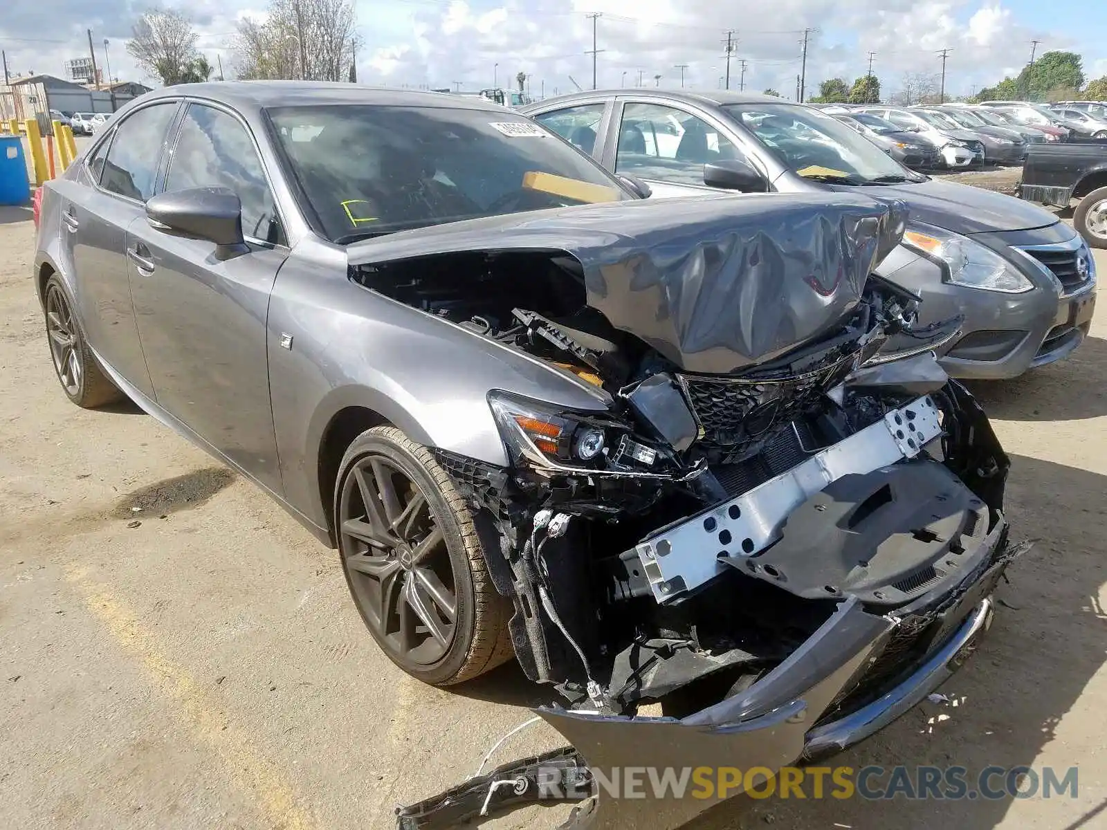 1 Photograph of a damaged car JTHBZ1D27K5033937 LEXUS IS 2019