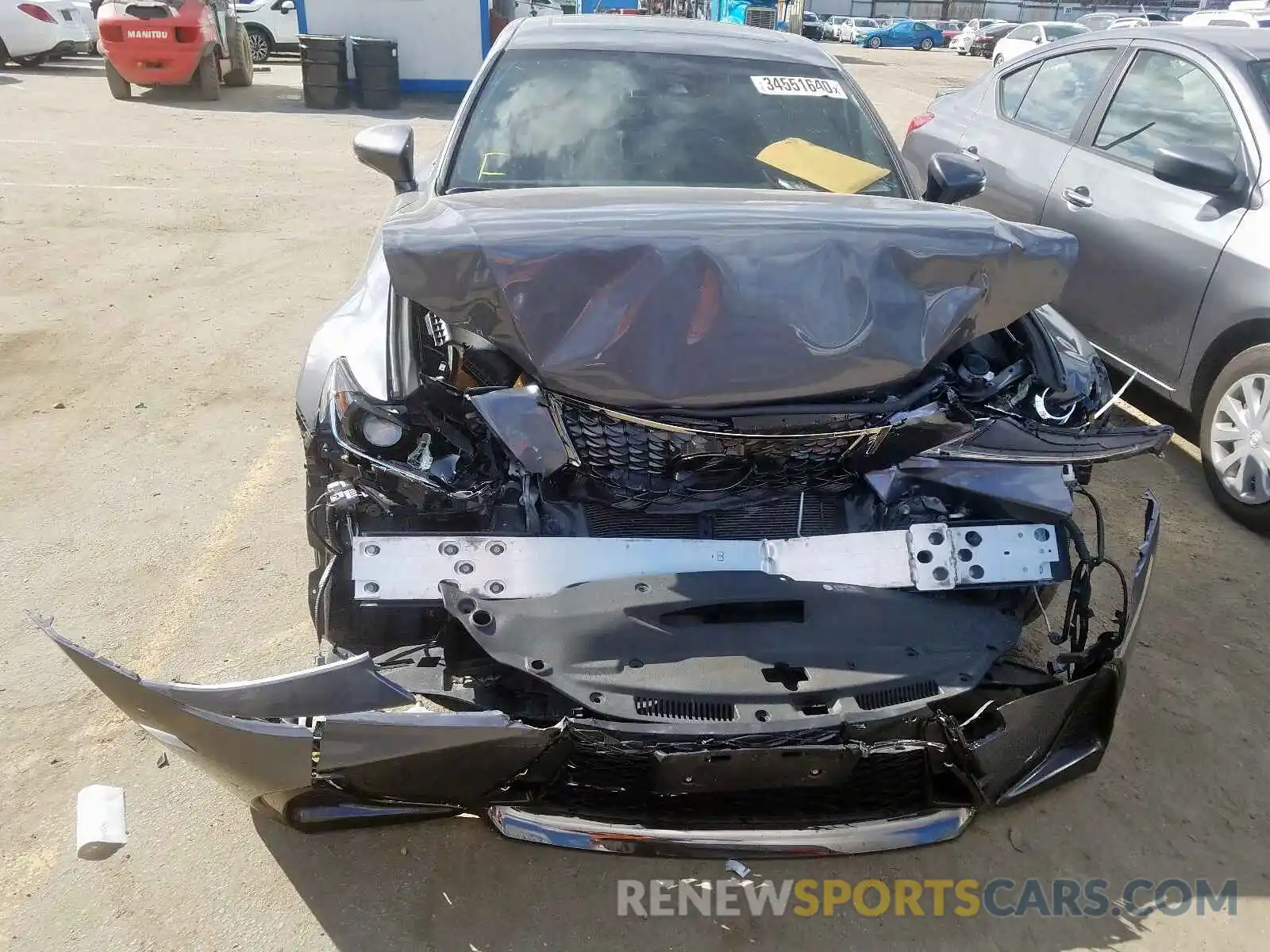 9 Photograph of a damaged car JTHBZ1D27K5033937 LEXUS IS 2019