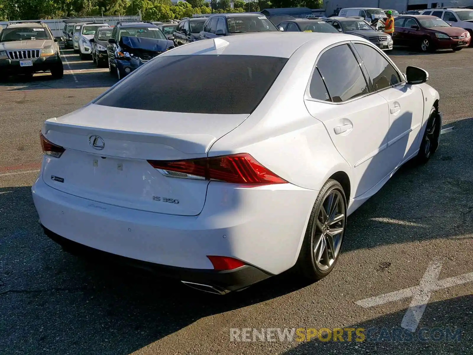 4 Photograph of a damaged car JTHBZ1D27K5034084 LEXUS IS 2019