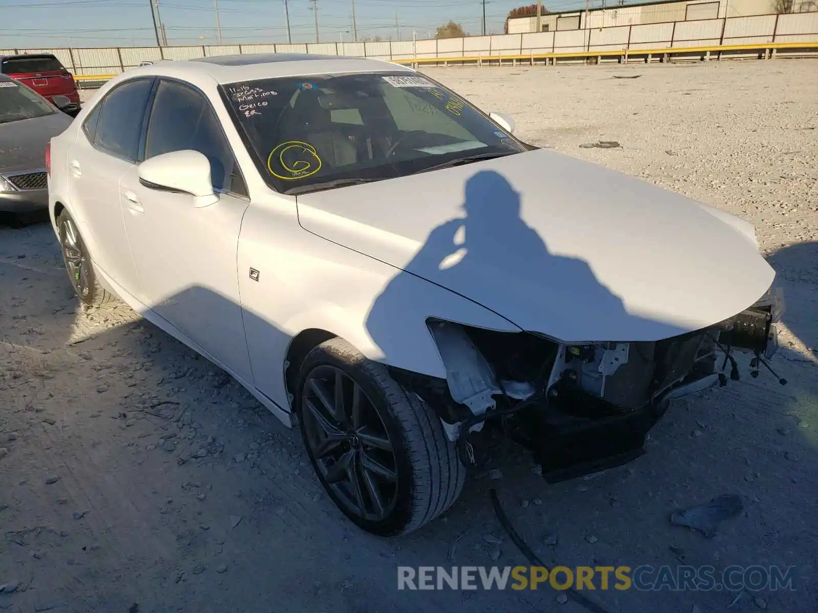 1 Photograph of a damaged car JTHBZ1D27K5034618 LEXUS IS 2019