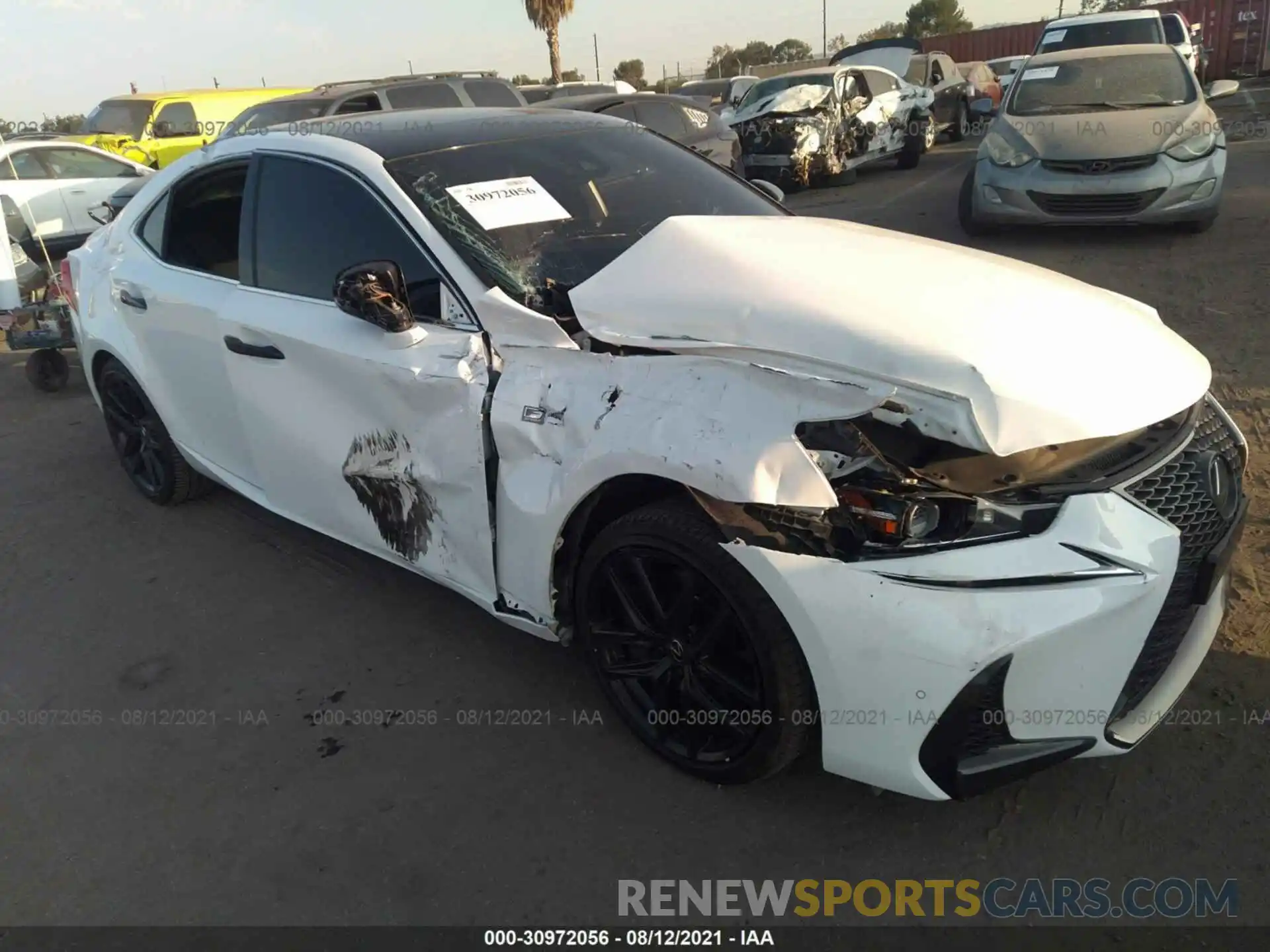 1 Photograph of a damaged car JTHBZ1D28K5034112 LEXUS IS 2019