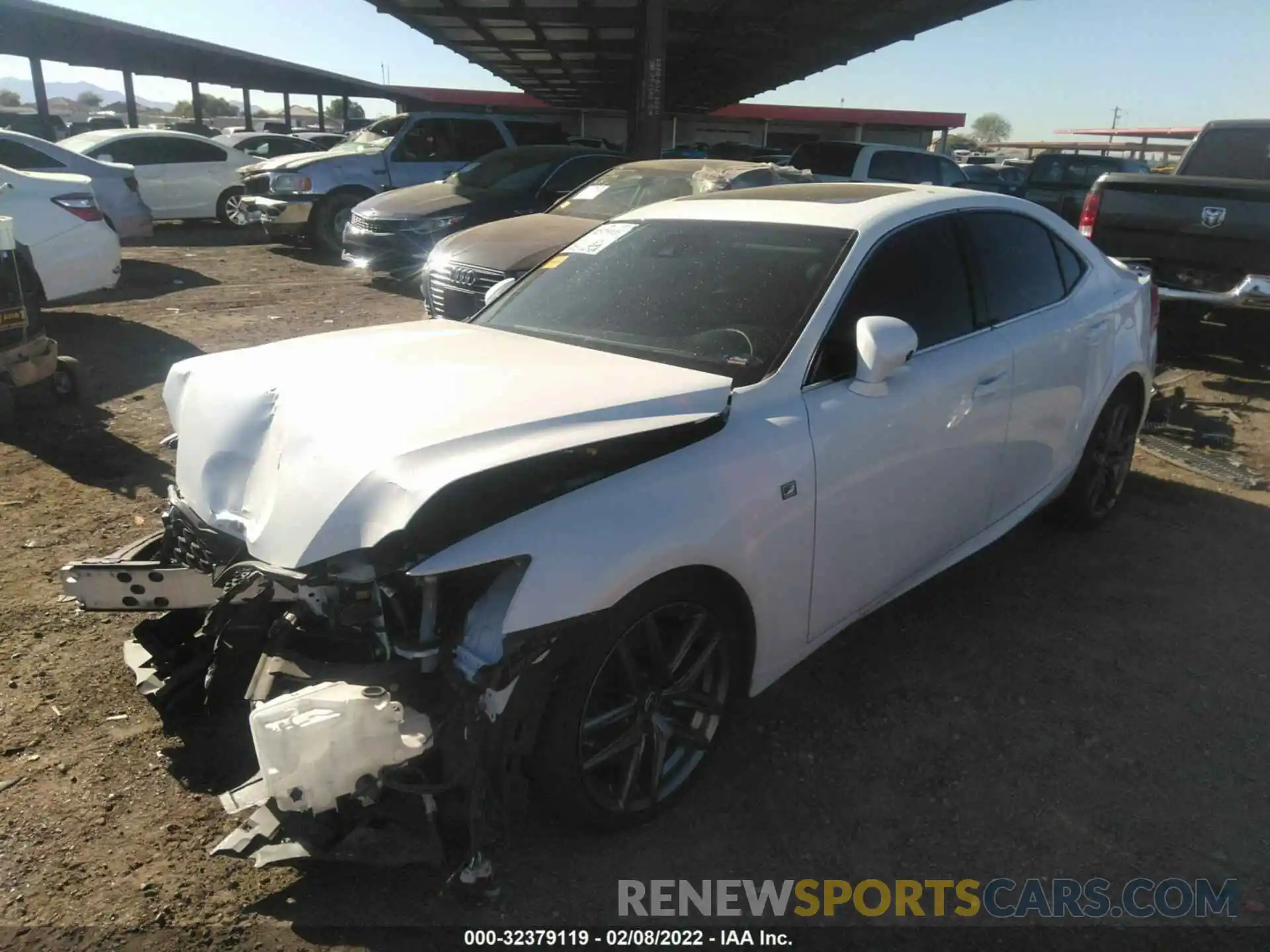 2 Photograph of a damaged car JTHBZ1D28K5034157 LEXUS IS 2019