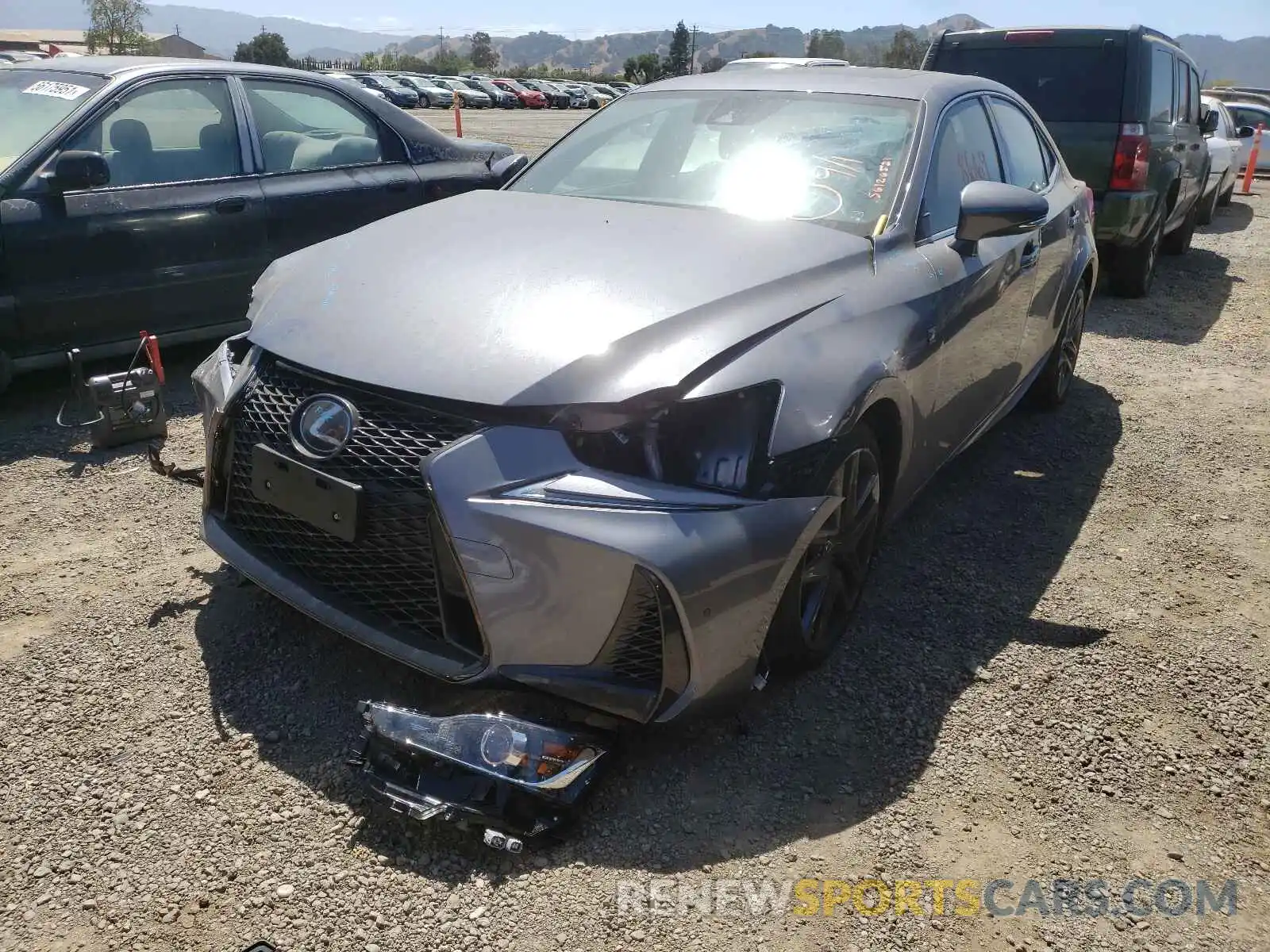 2 Photograph of a damaged car JTHBZ1D28K5034207 LEXUS IS 2019